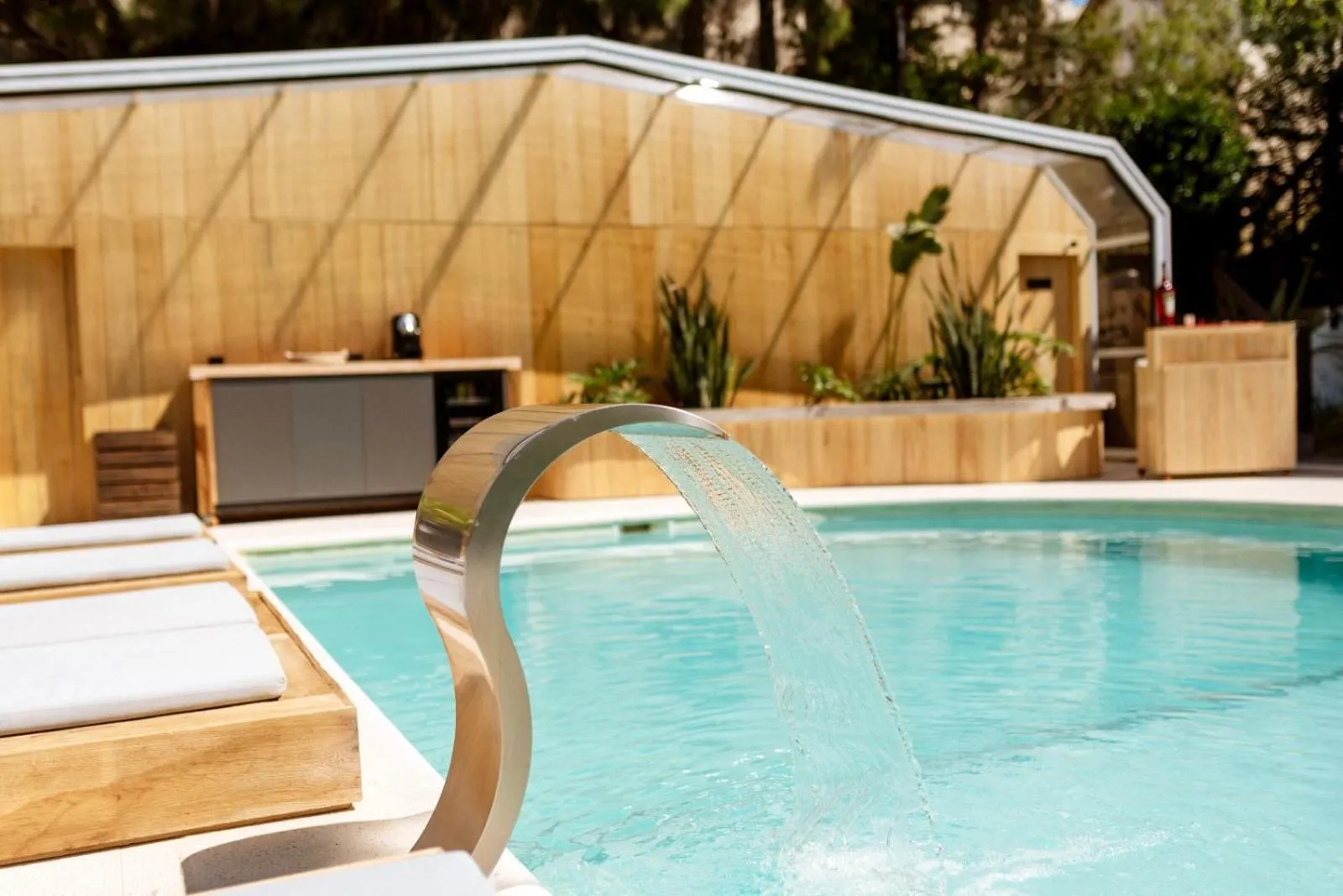 Pool view in La Galeria - Hotel Boutique Cariló