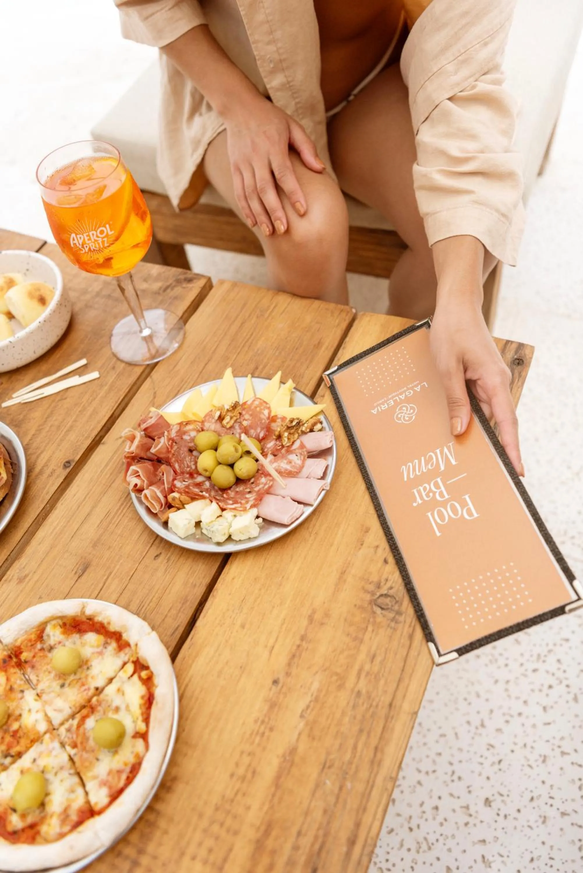 Food and drinks in La Galeria - Hotel Boutique Cariló