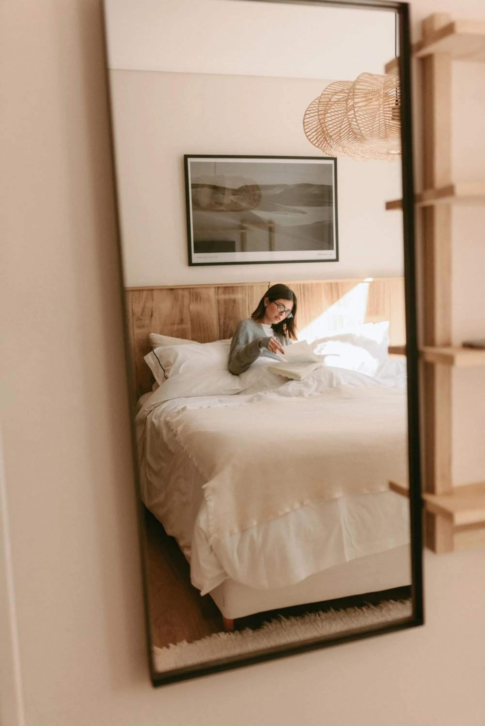 People, Bed in La Galeria - Hotel Boutique Cariló