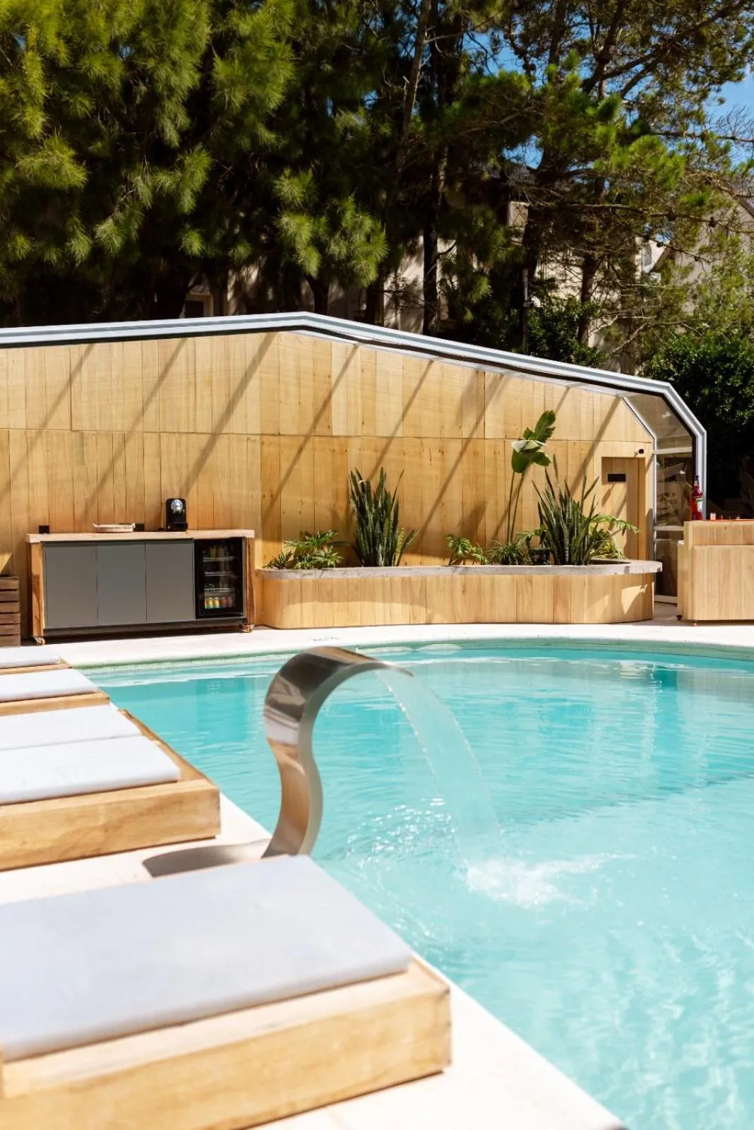 Pool view in La Galeria - Hotel Boutique Cariló