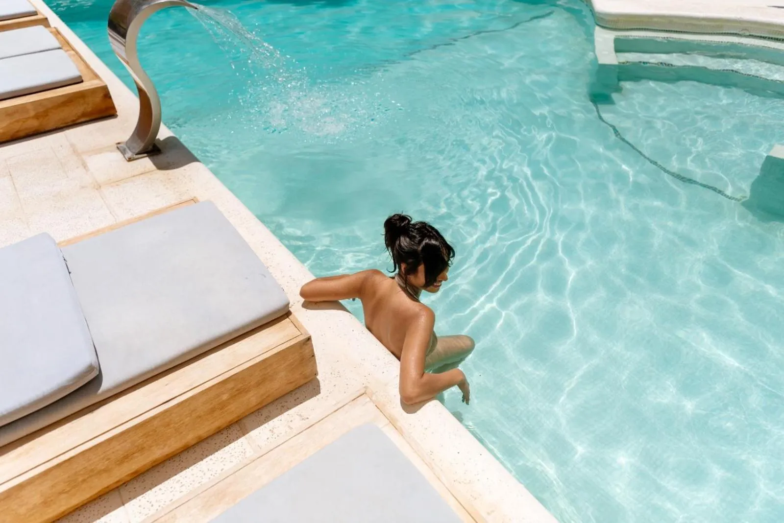 Pool view in La Galeria - Hotel Boutique Cariló