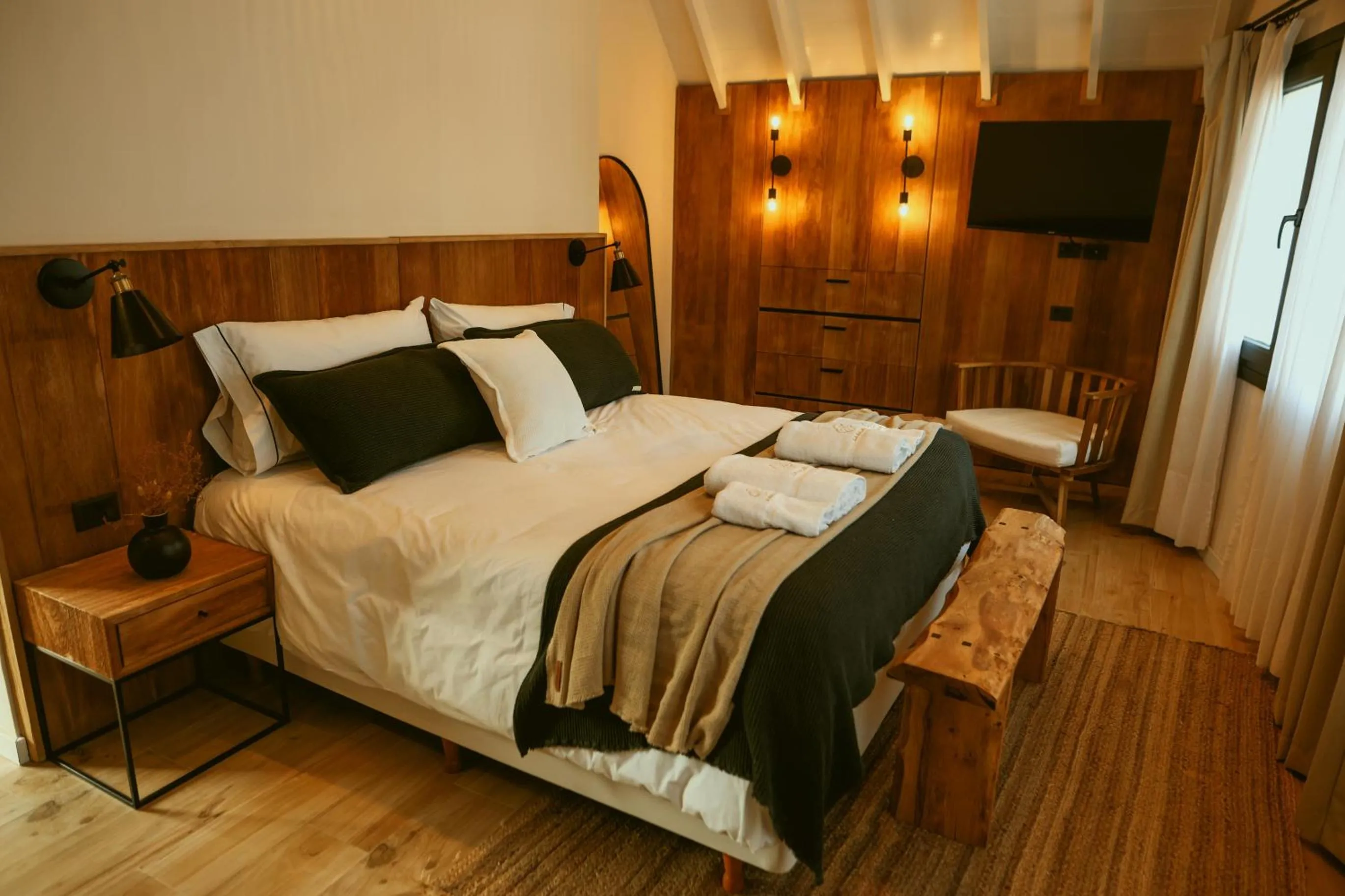Bed in La Galeria - Hotel Boutique Cariló