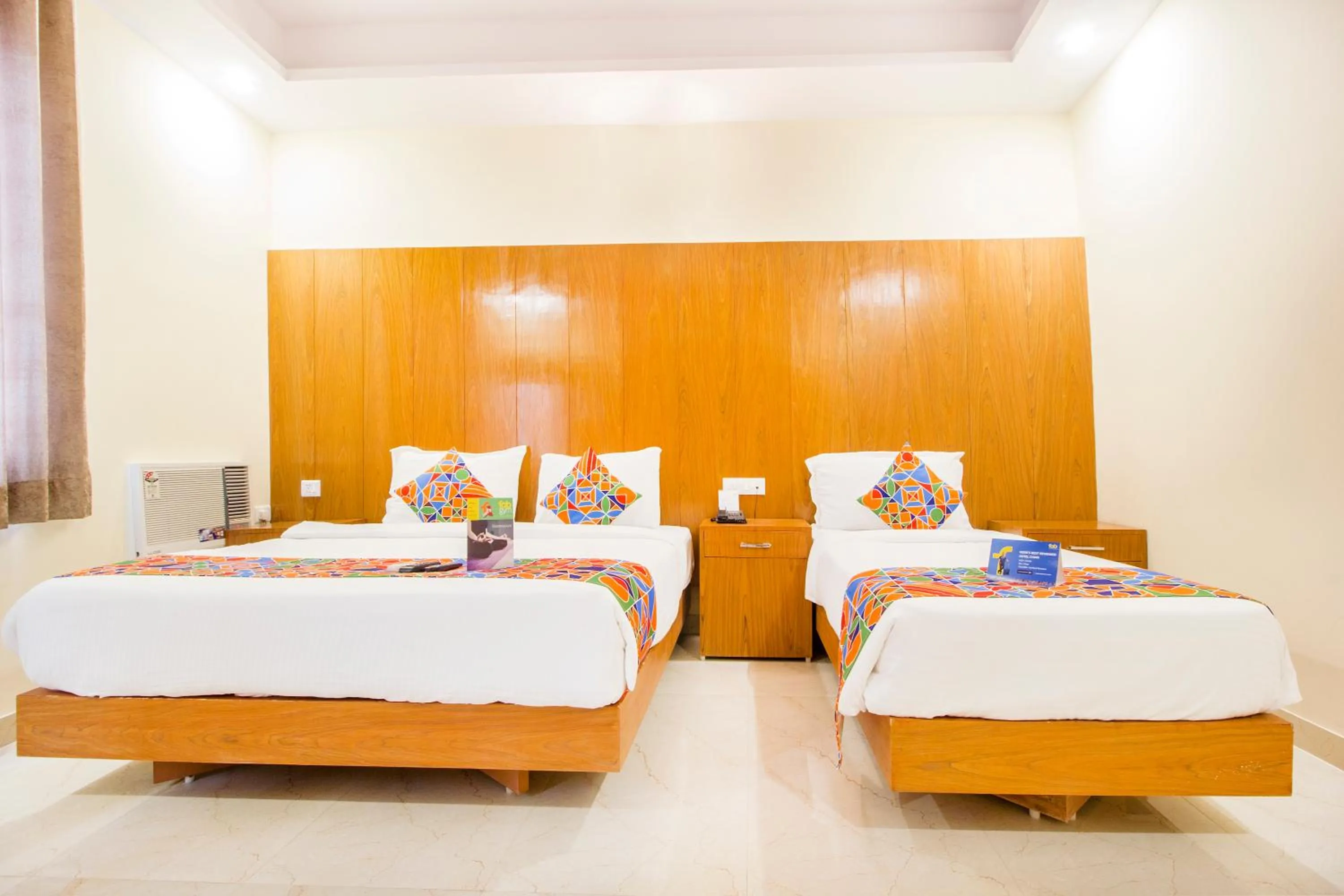 TV and multimedia, Bed in FabHotel Aries - Nr IGI Airport New Delhi