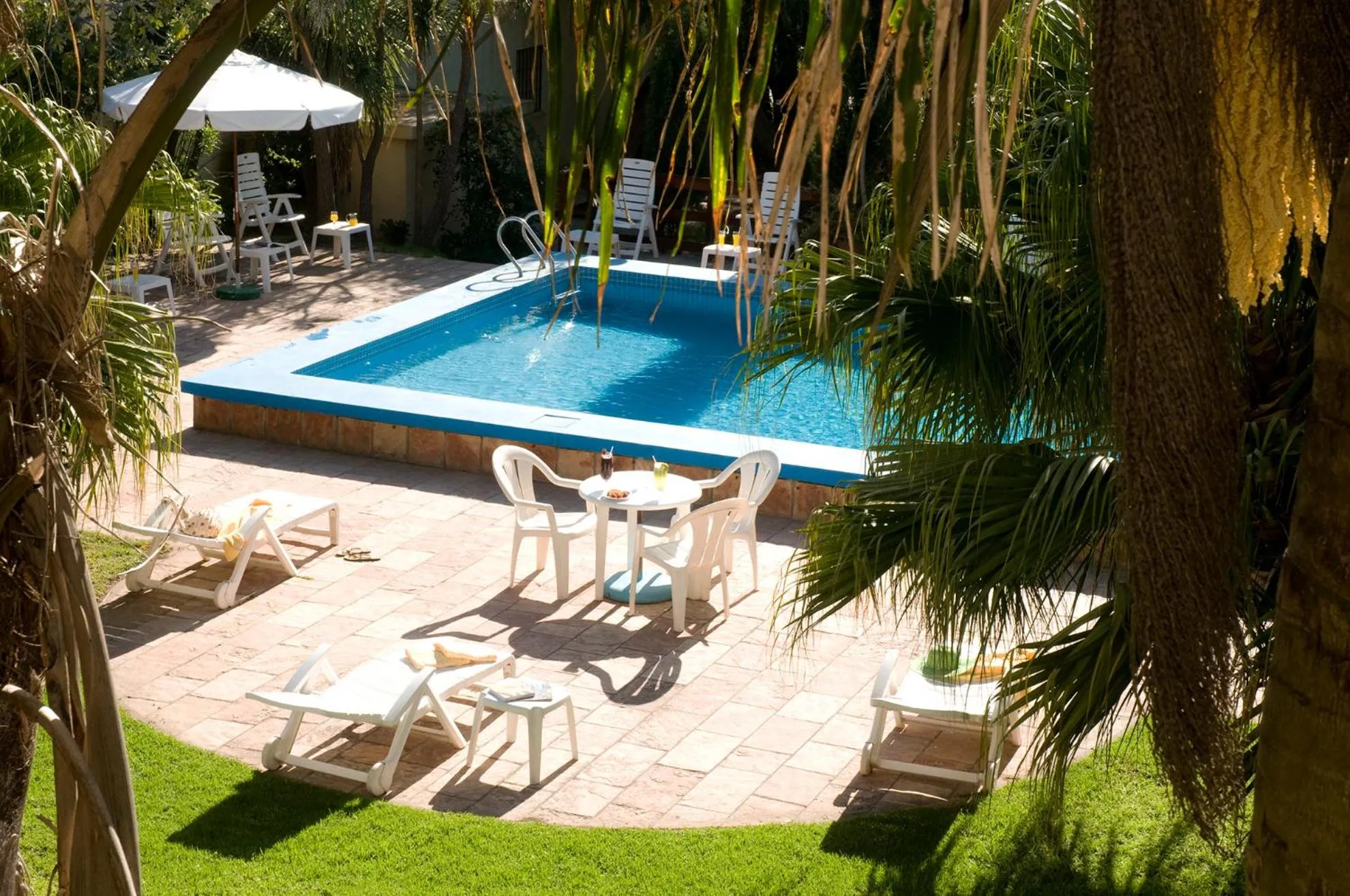 Patio in Hotel Riviera