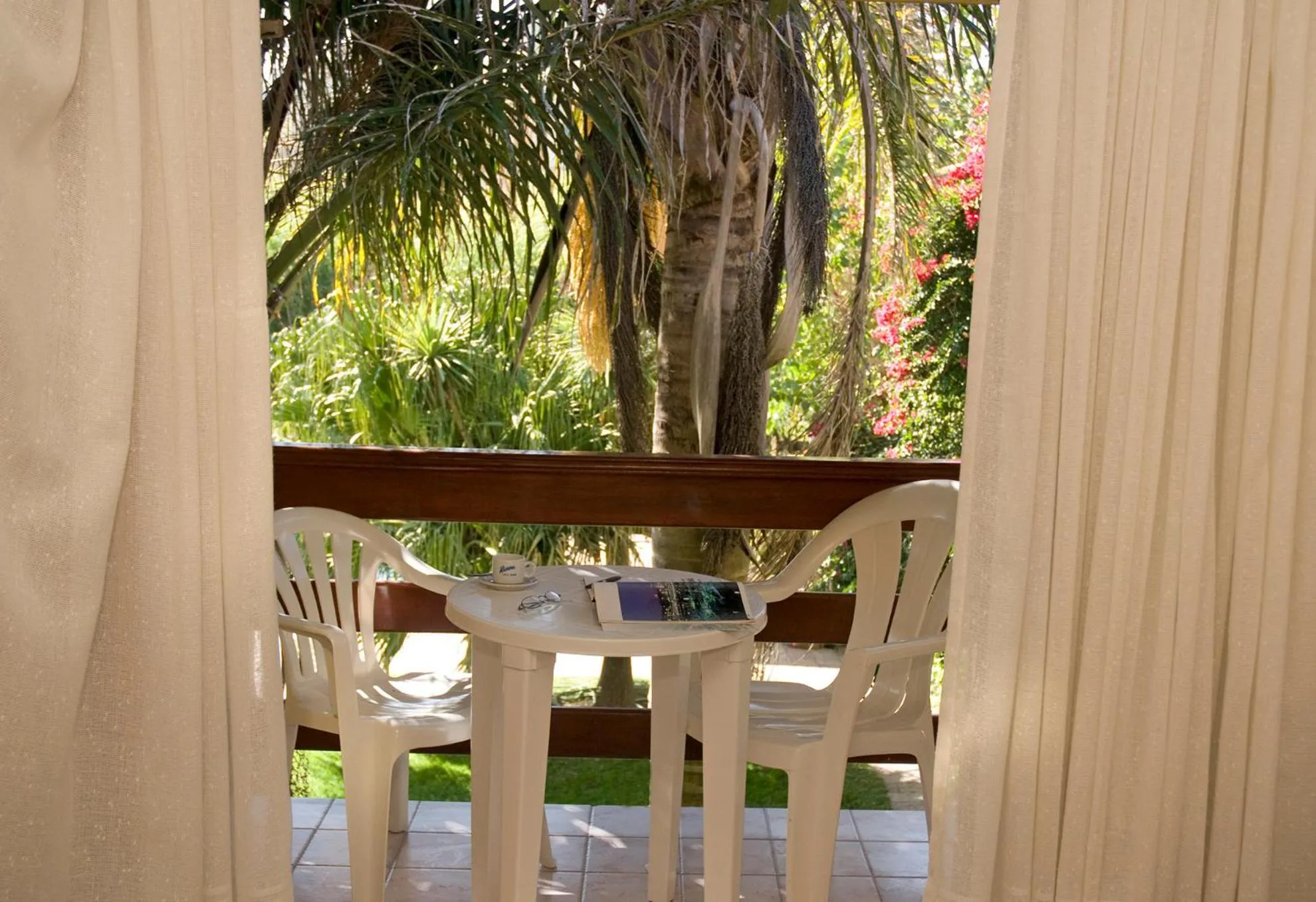 Patio in Hotel Riviera