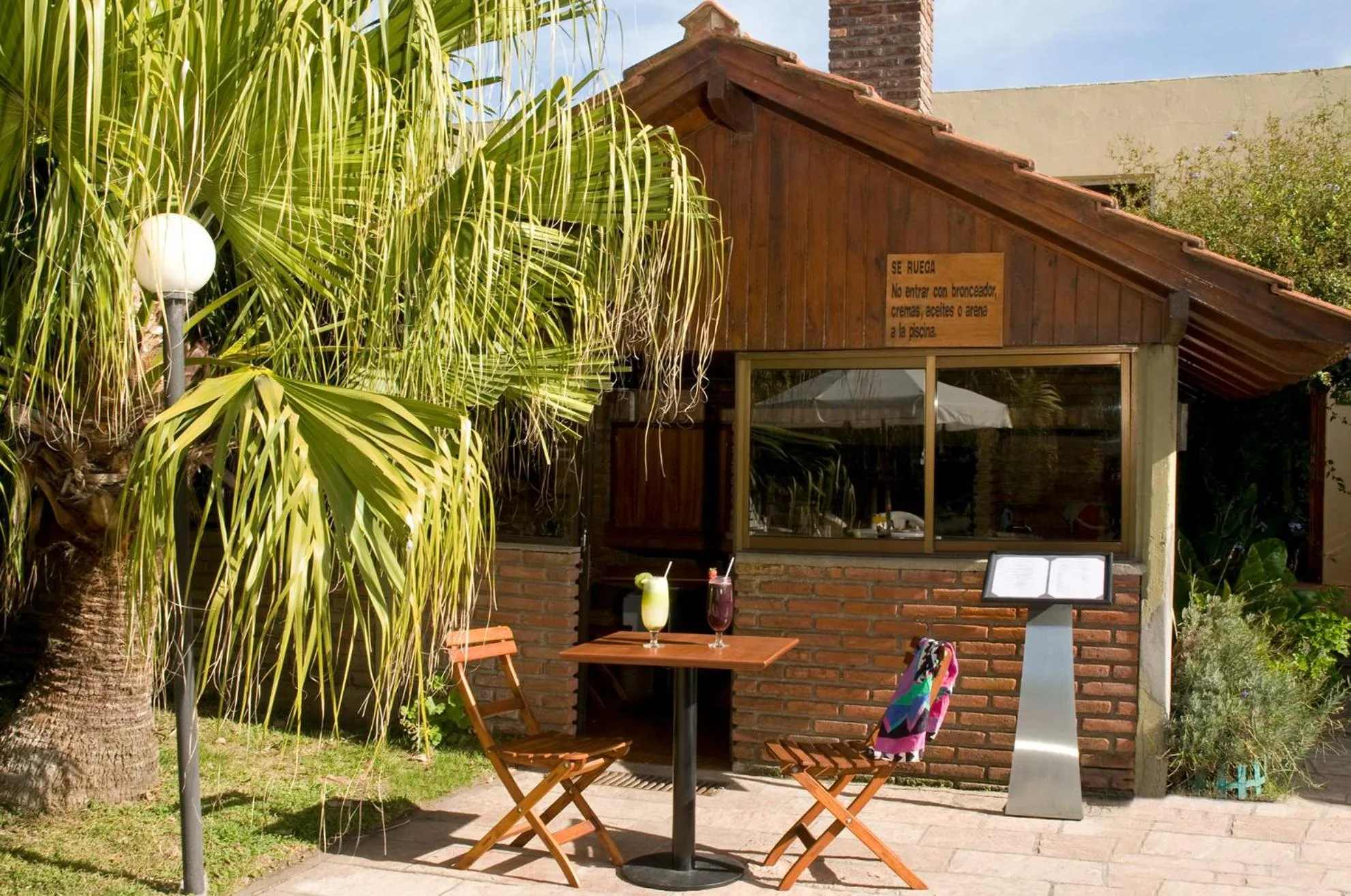 Patio in Hotel Riviera