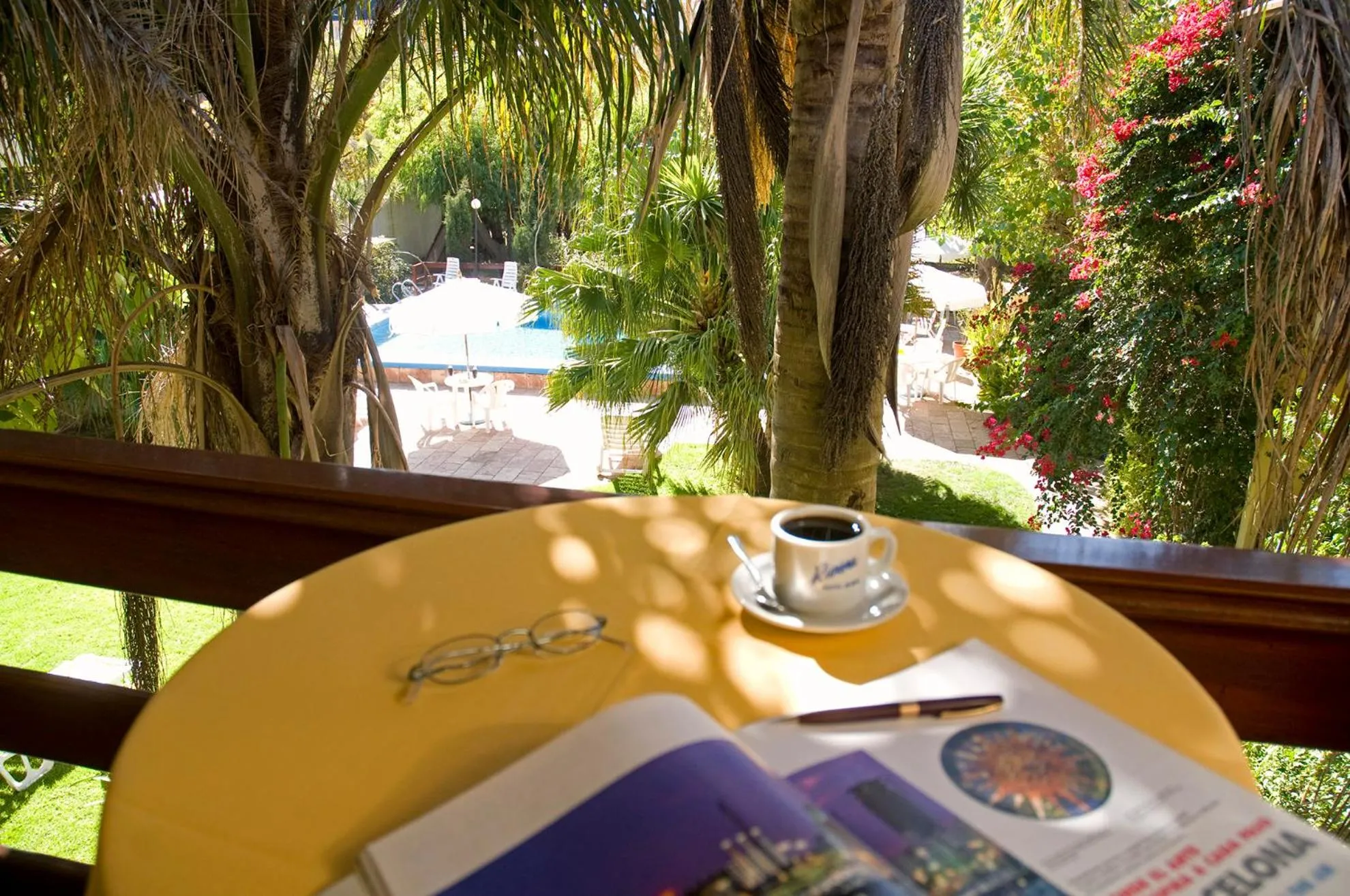 Patio in Hotel Riviera