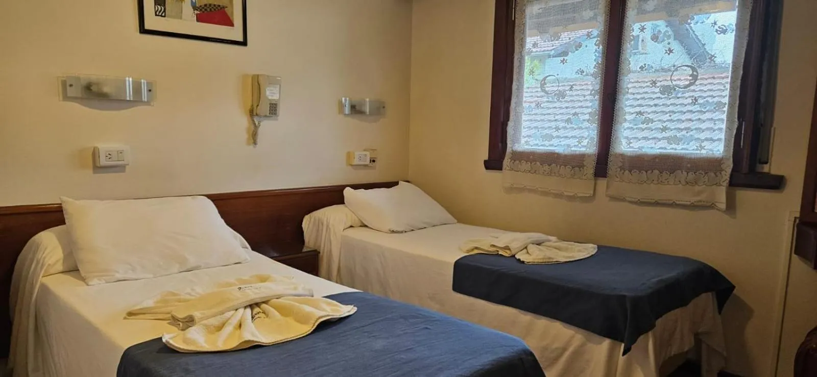 Bed in Hotel Riviera