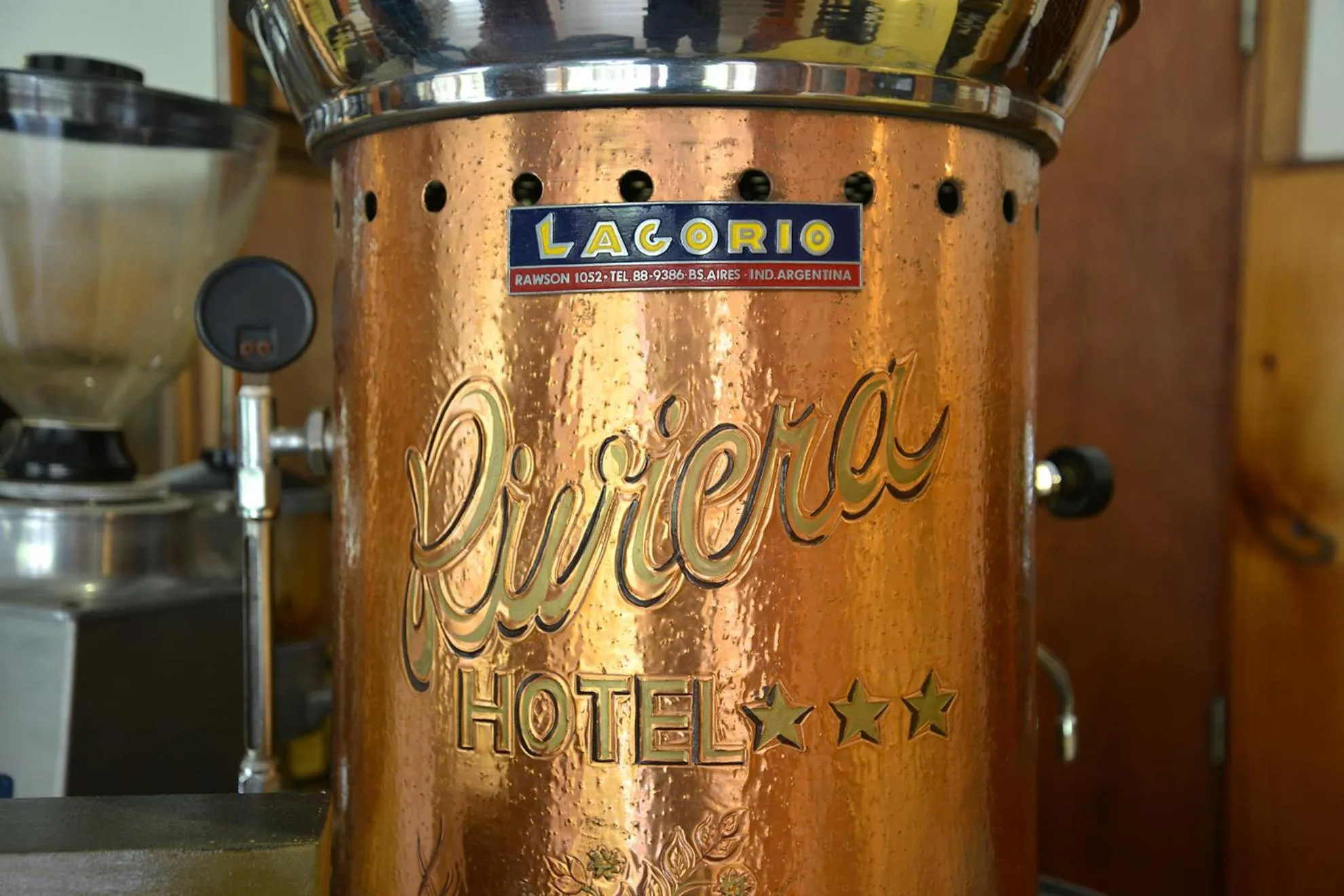 Logo/Certificate/Sign in Hotel Riviera