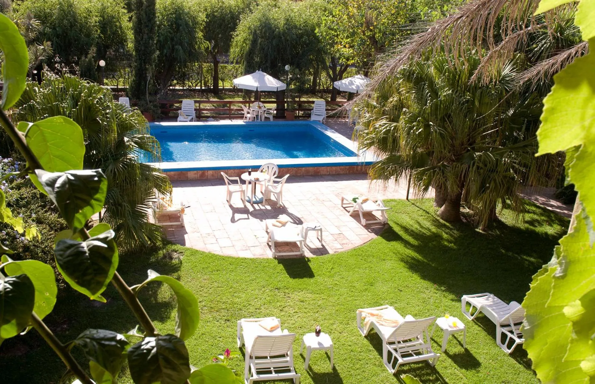 Patio in Hotel Riviera