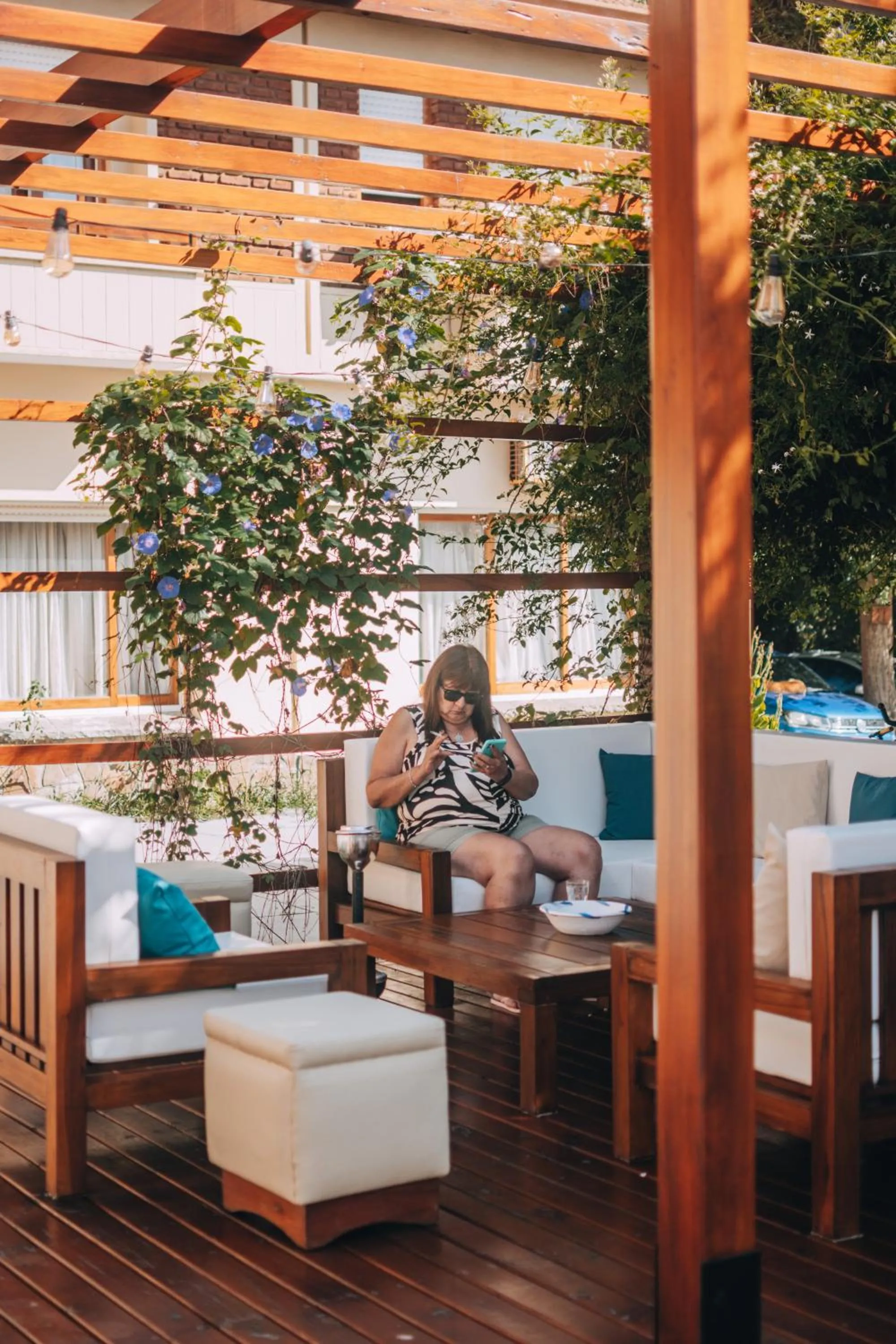 Patio in Hotel Riviera