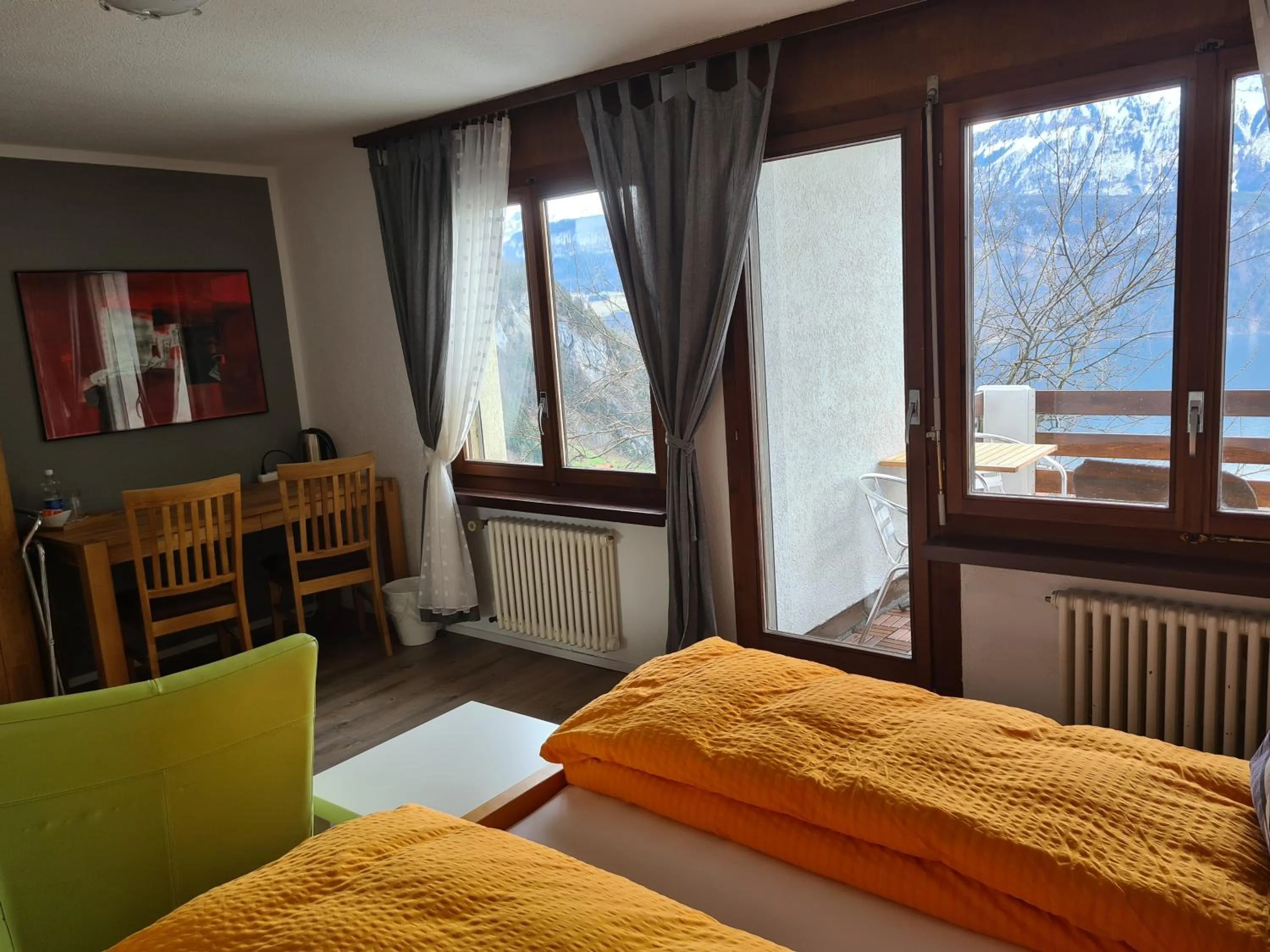 Photo of the whole room, Bed in Gasthaus Platten