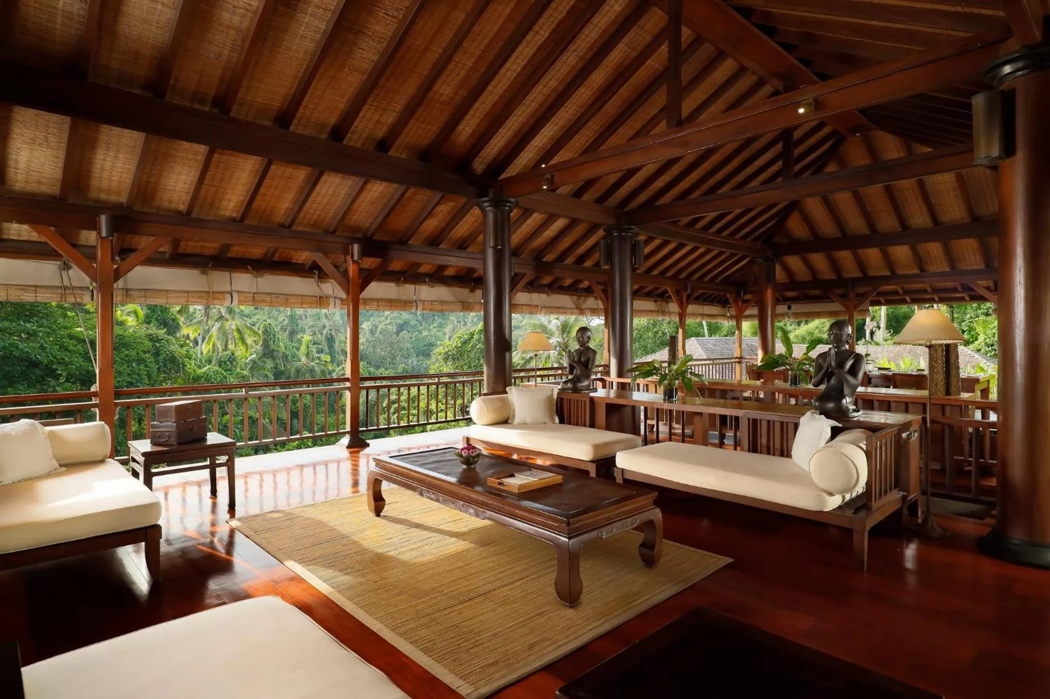 Living room in COMO Shambhala Estate