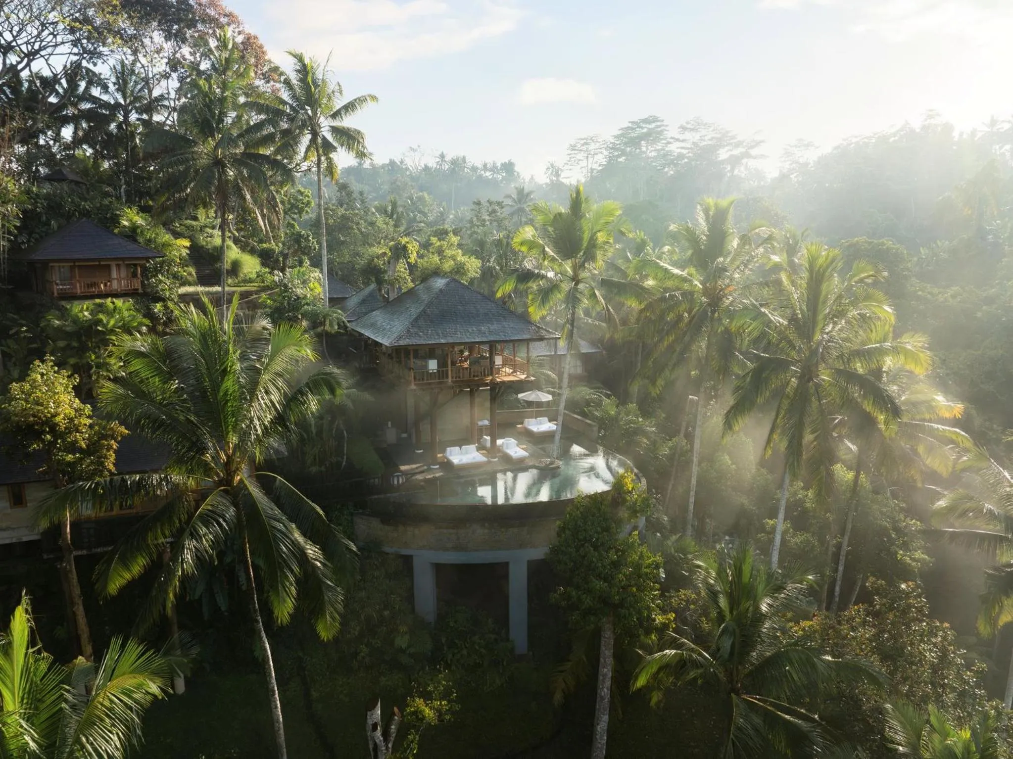 Bird's eye view in COMO Shambhala Estate