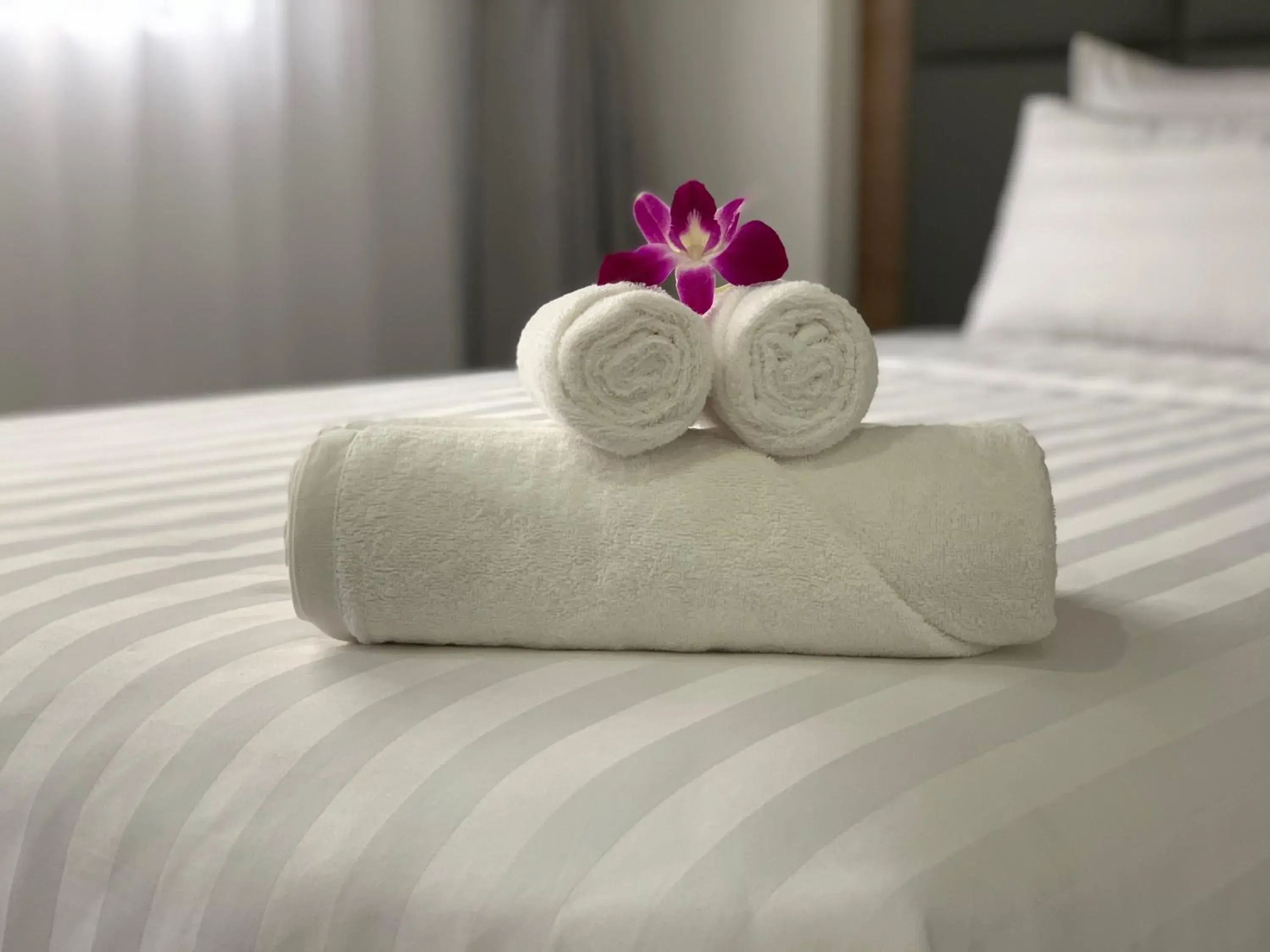 Decorative detail, Bed in Royal Dragon Boutique Hotel Decorative detail, Bed in Royal Dragon Boutique Hotel