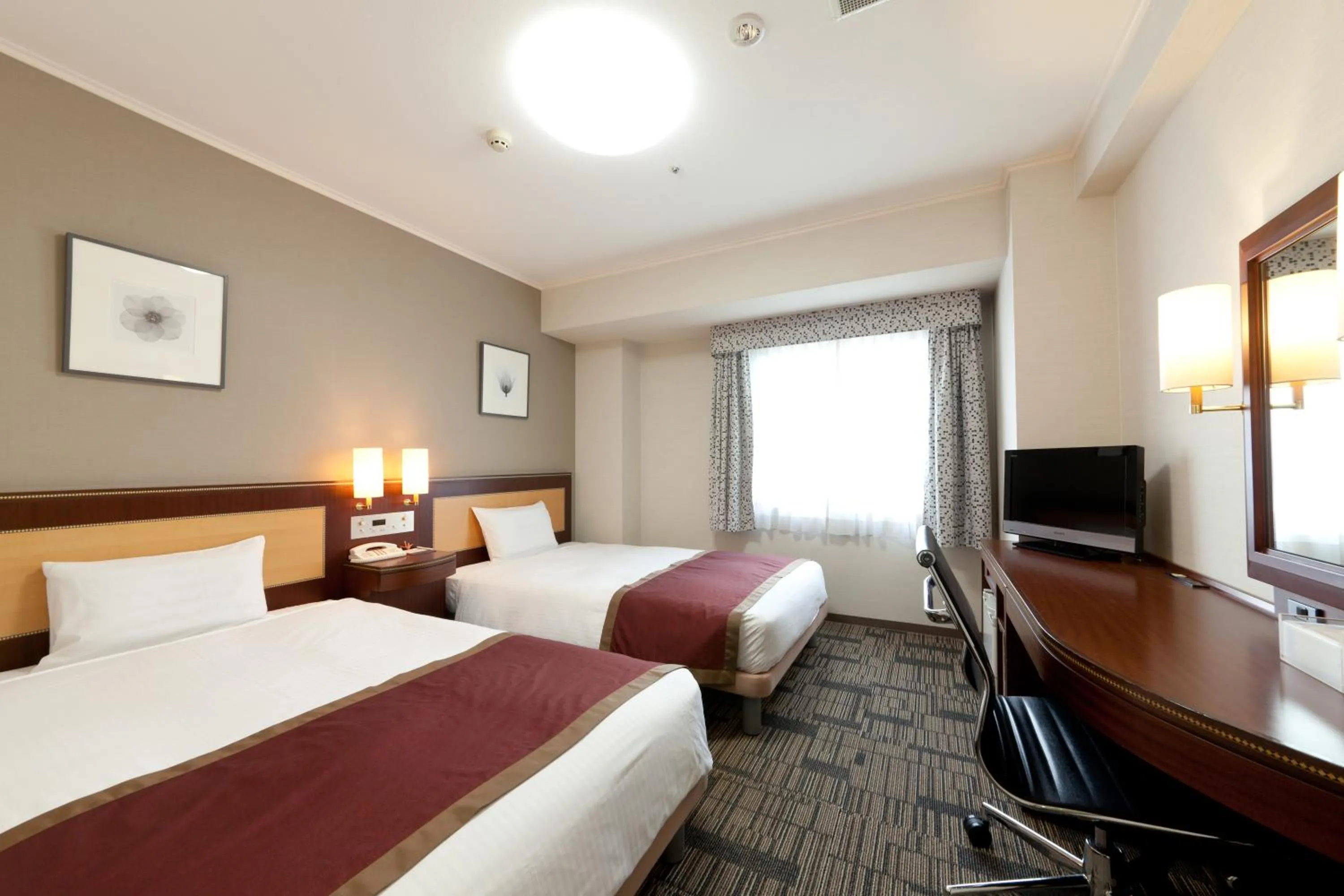 Bed in Hotel Hokke Club Kagoshima