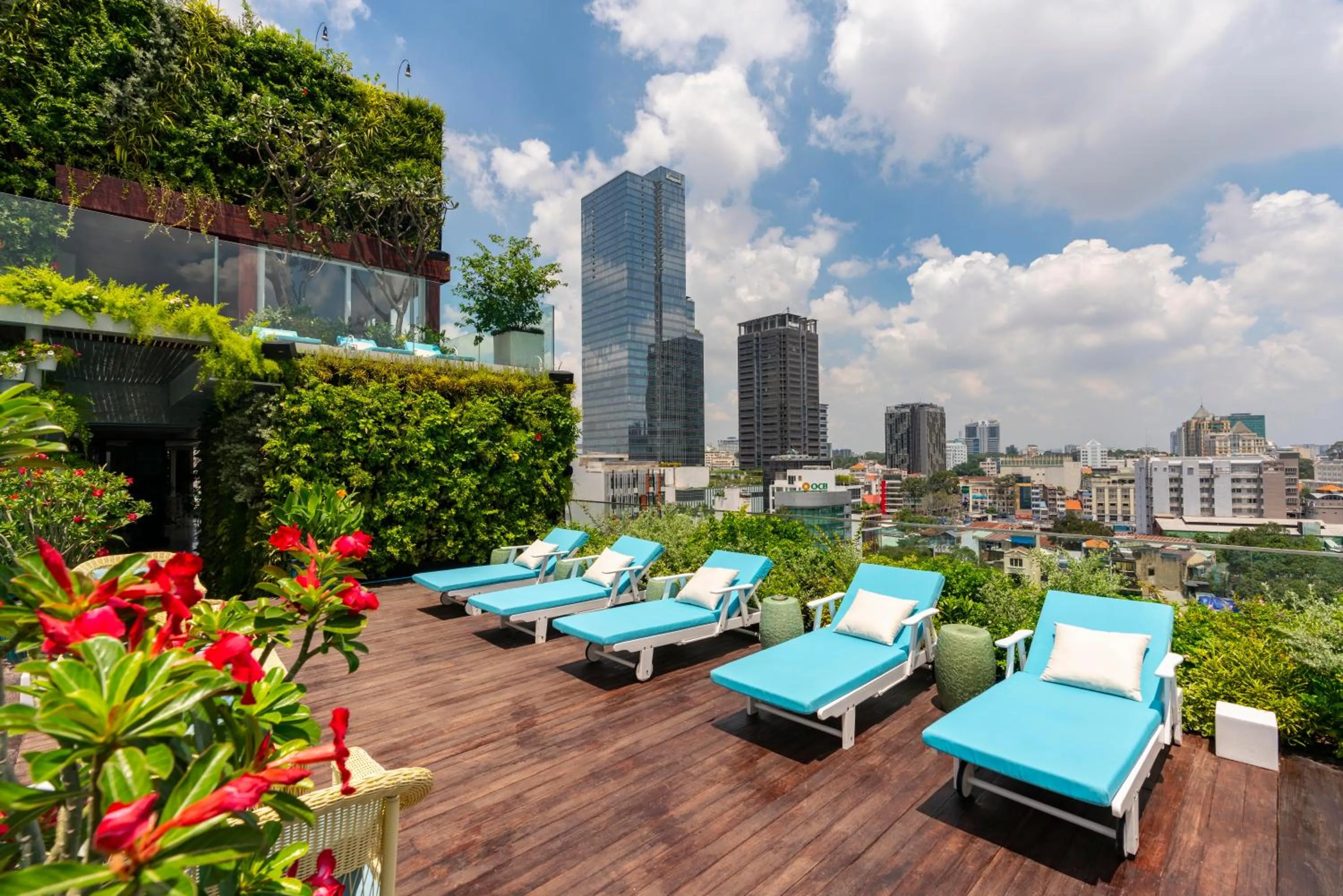Swimming pool in Au Lac Charner Hotel