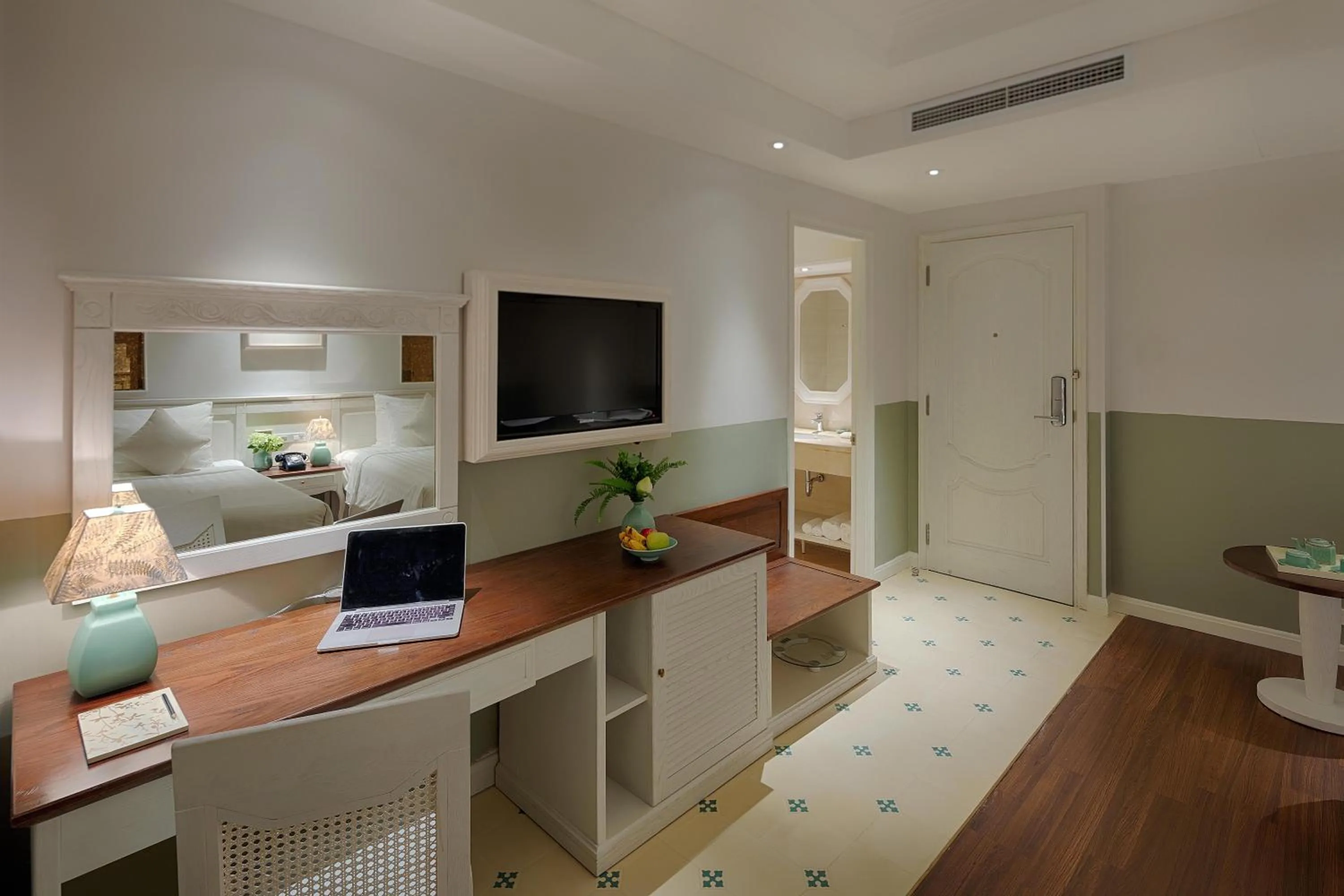 Seating area in Au Lac Charner Hotel