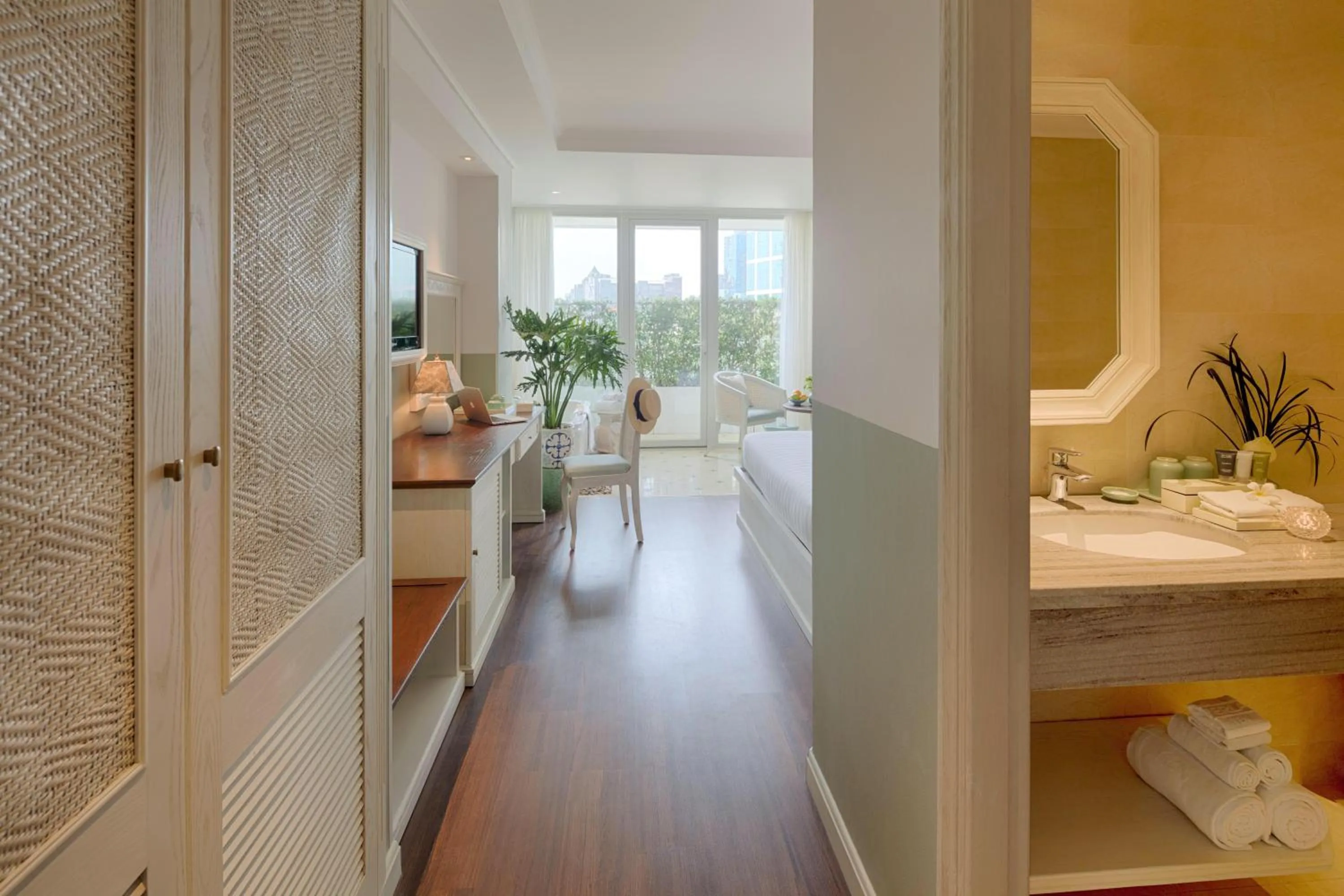 Photo of the whole room in Au Lac Charner Hotel