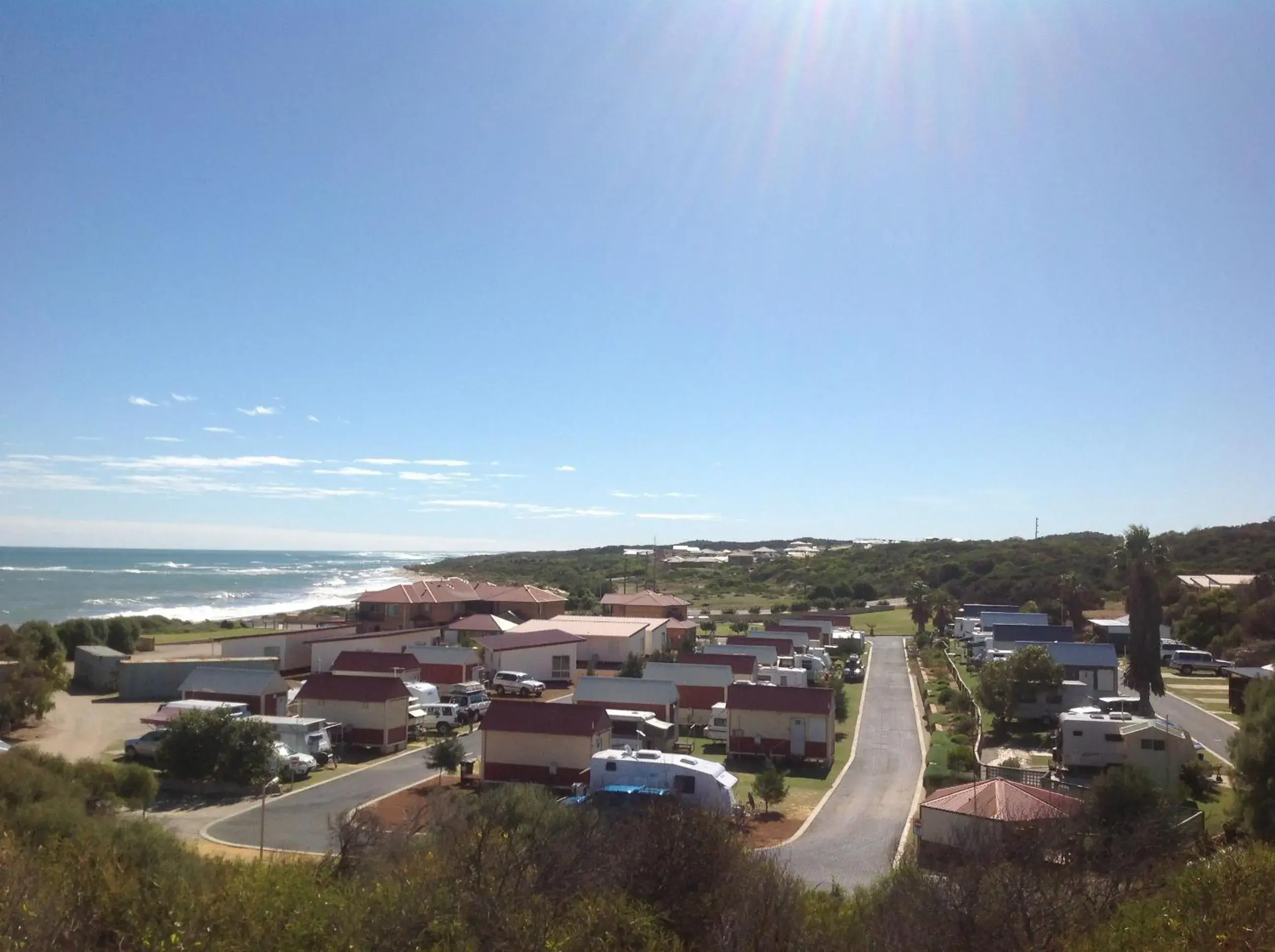 Bird's eye view in Seaspray Beach Holiday Park Bird's eye view in Seaspray Beach Holiday Park