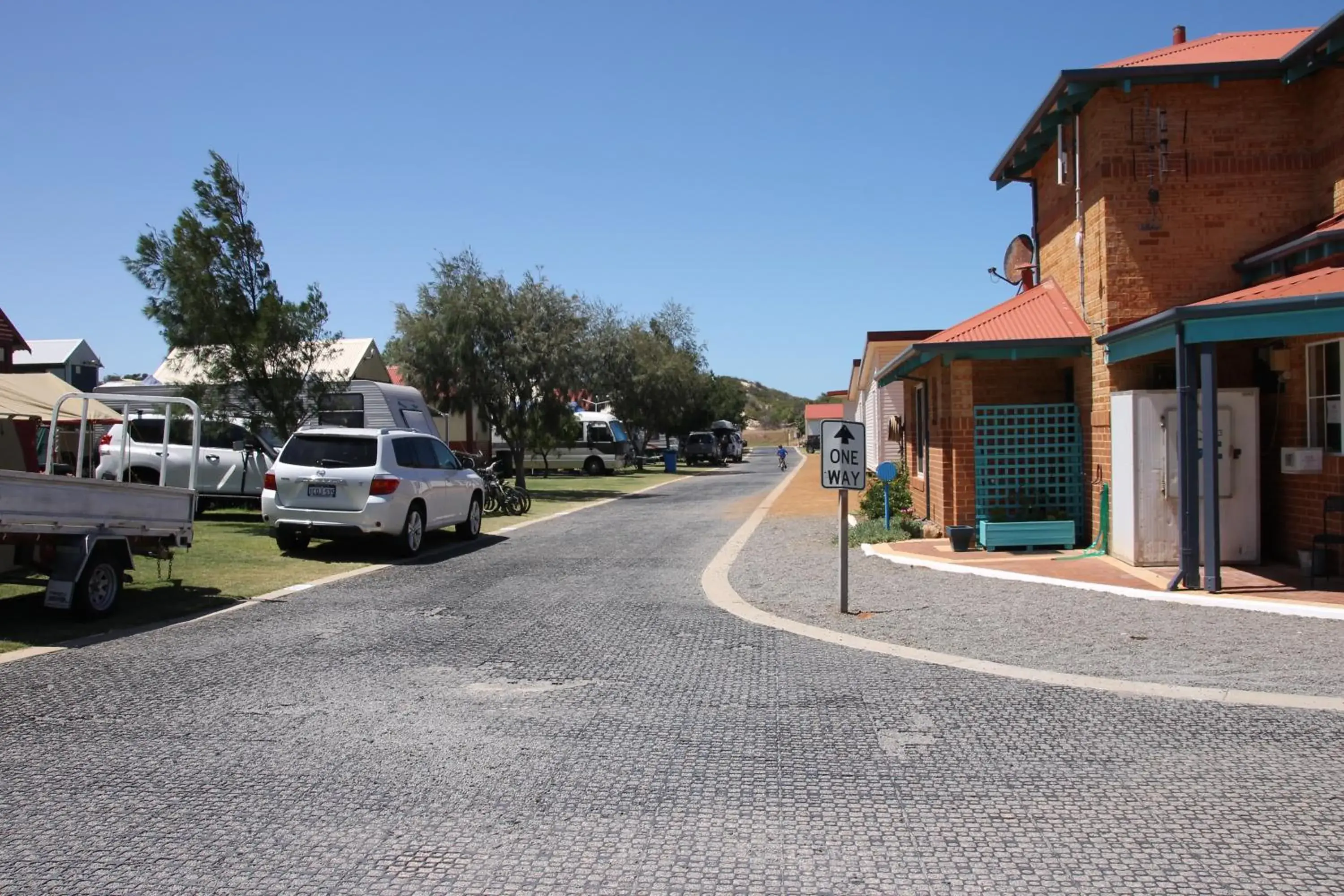 Street view in Seaspray Beach Holiday Park Street view in Seaspray Beach Holiday Park