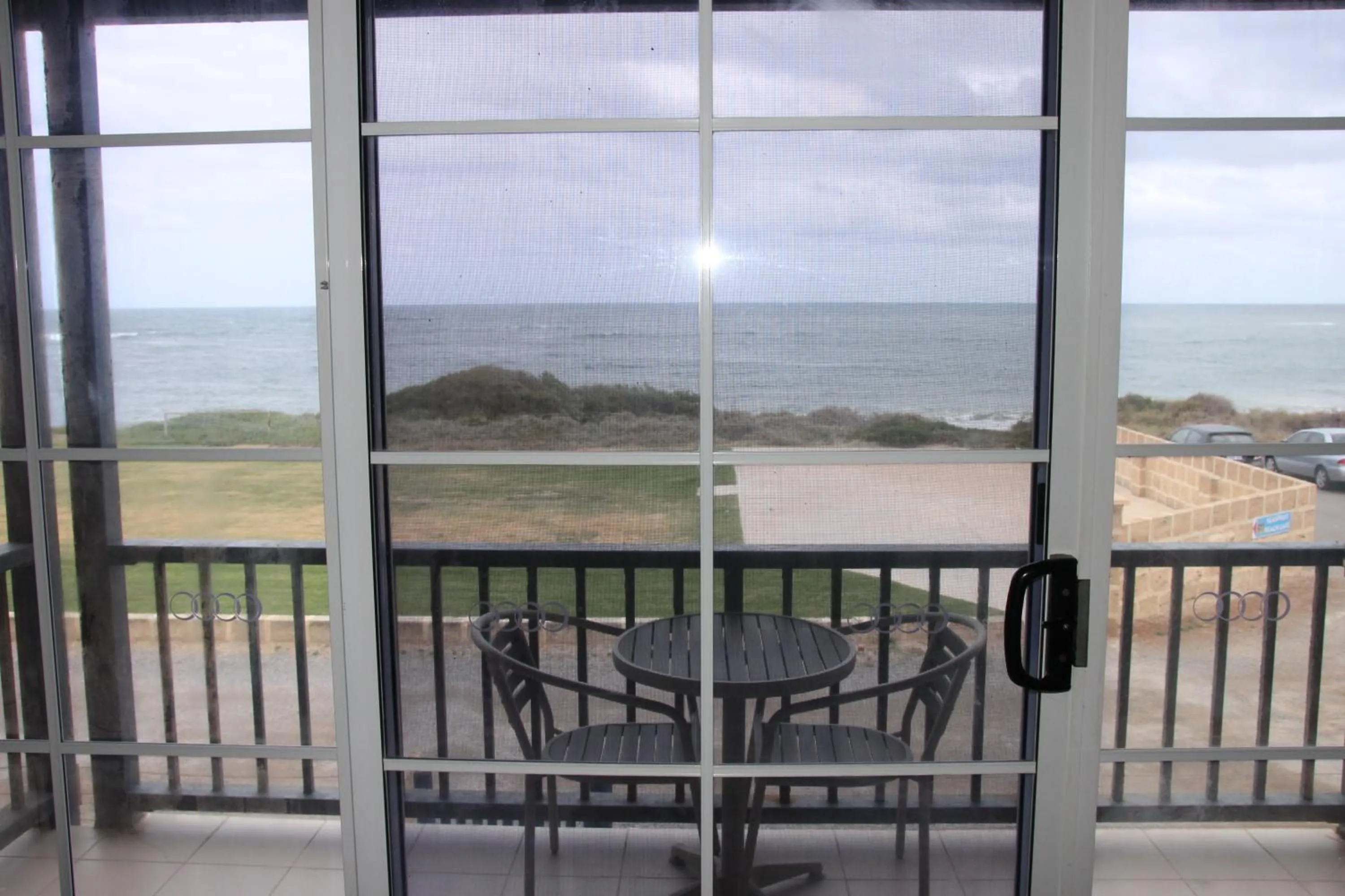 Seating area in Seaspray Beach Holiday Park
