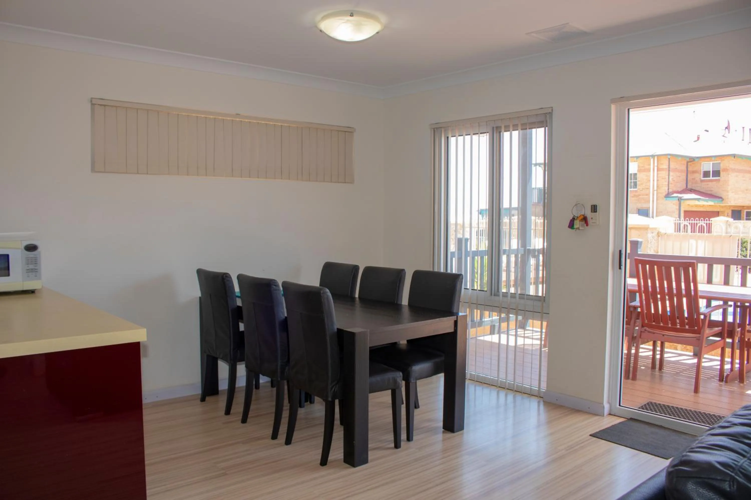 Dining area in Seaspray Beach Holiday Park