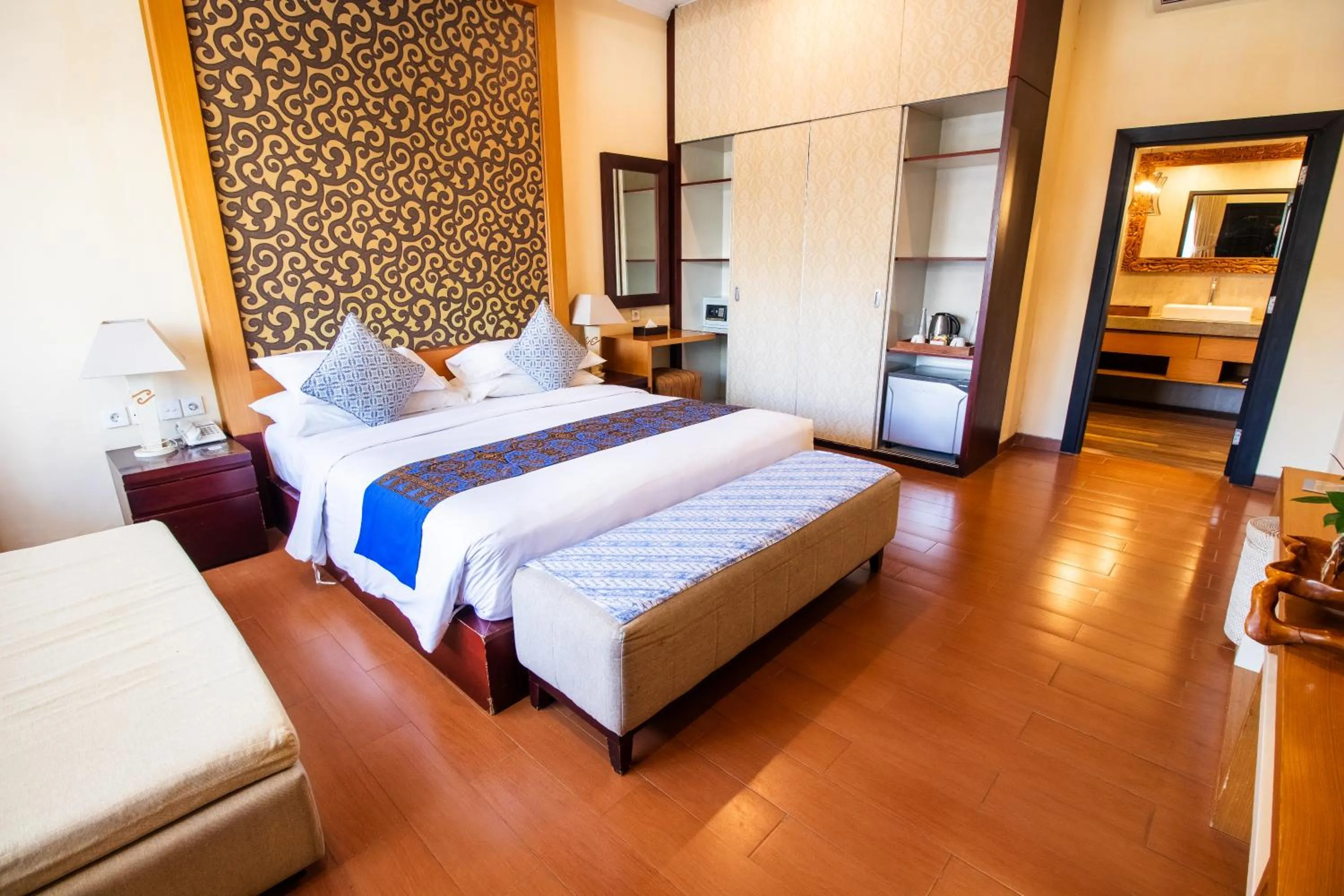 Bedroom, Bed in Natya Hotel Tanah Lot