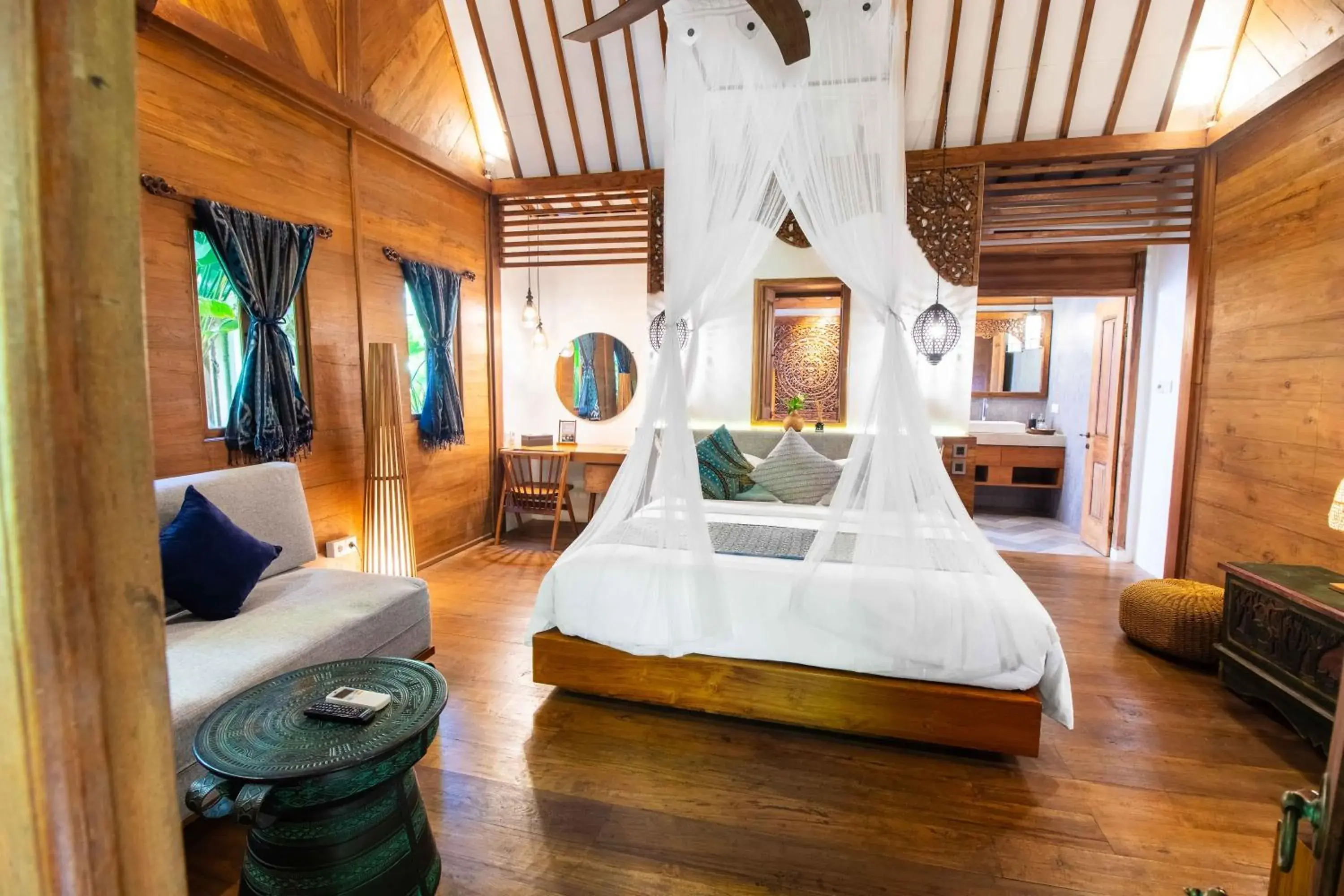 Bed in Natya Hotel Tanah Lot Bed in Natya Hotel Tanah Lot