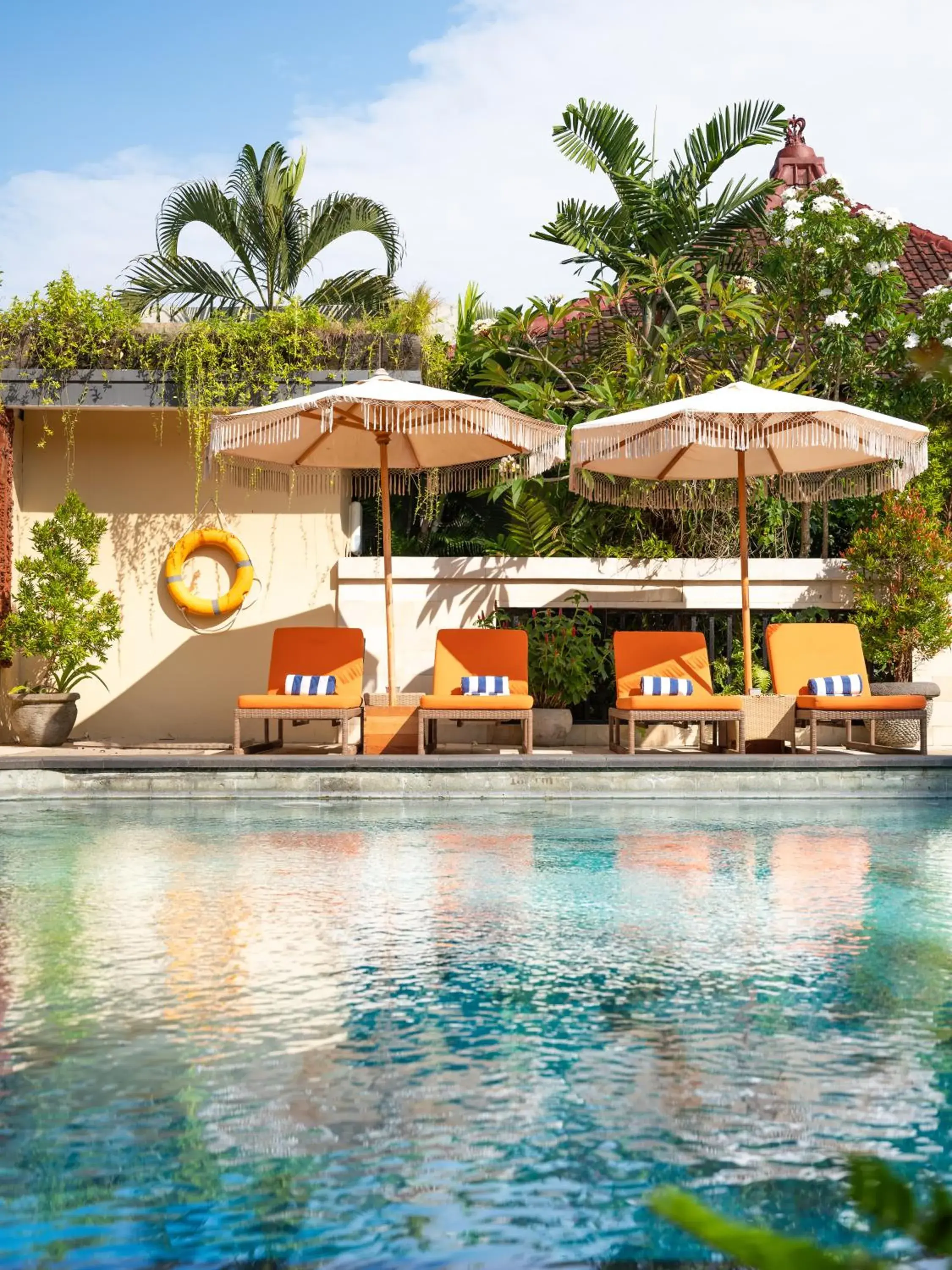 Pool view in Natya Hotel Tanah Lot Pool view in Natya Hotel Tanah Lot