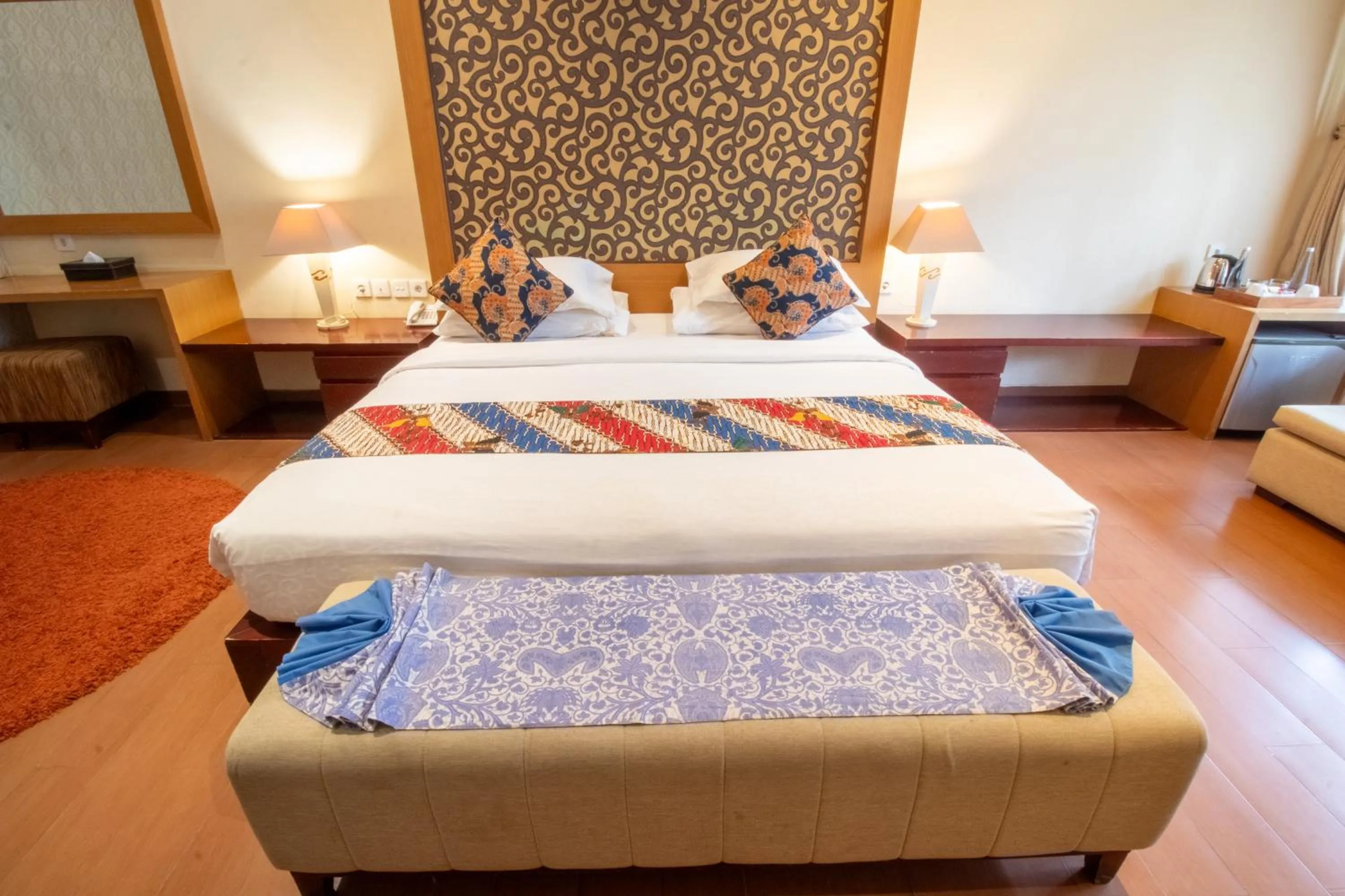 Bed in Natya Hotel Tanah Lot