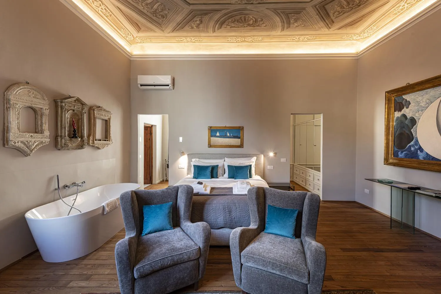 Photo of the whole room, Bed in Casa Botticelli