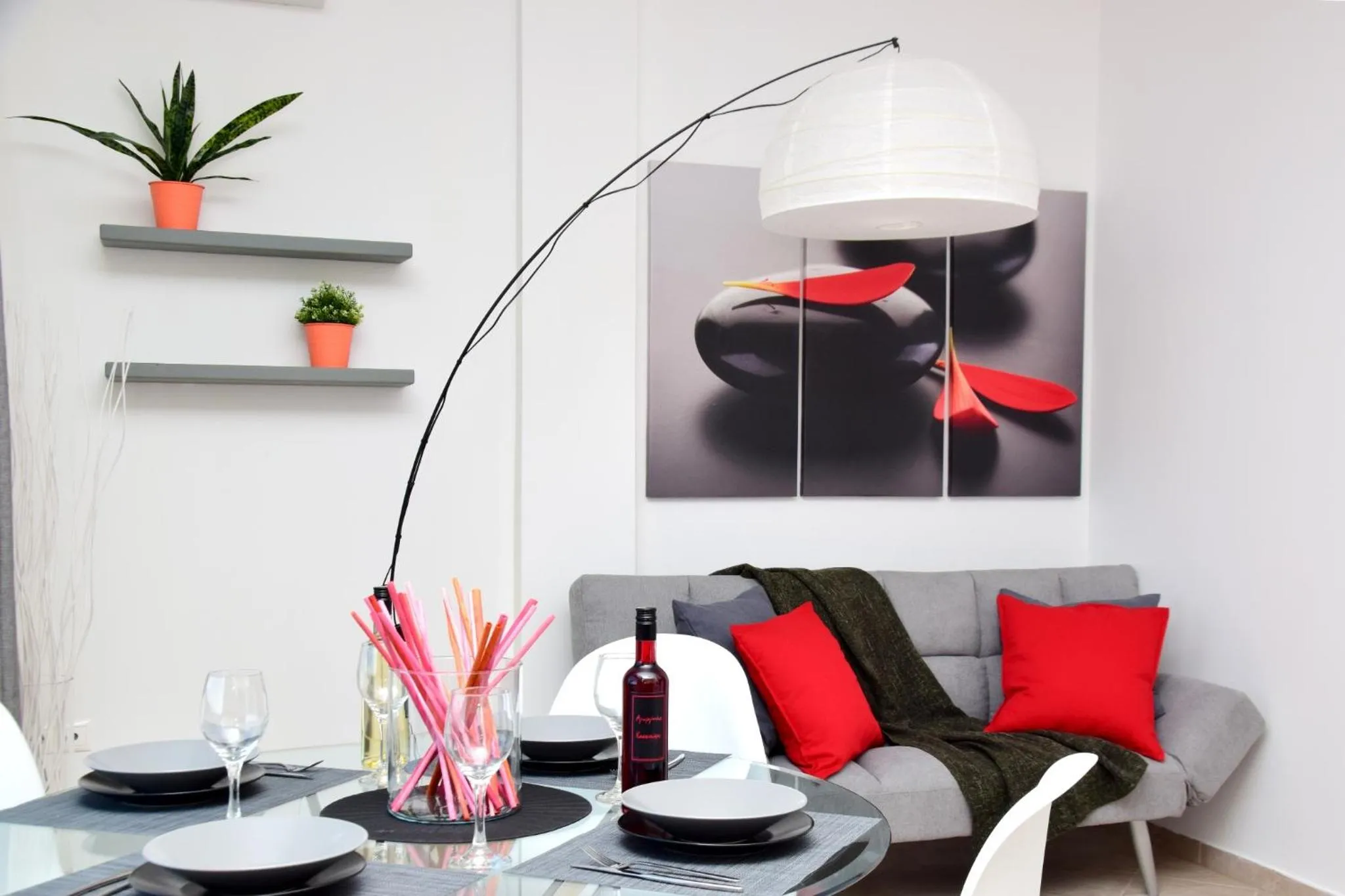 Living room in Isola Apartments