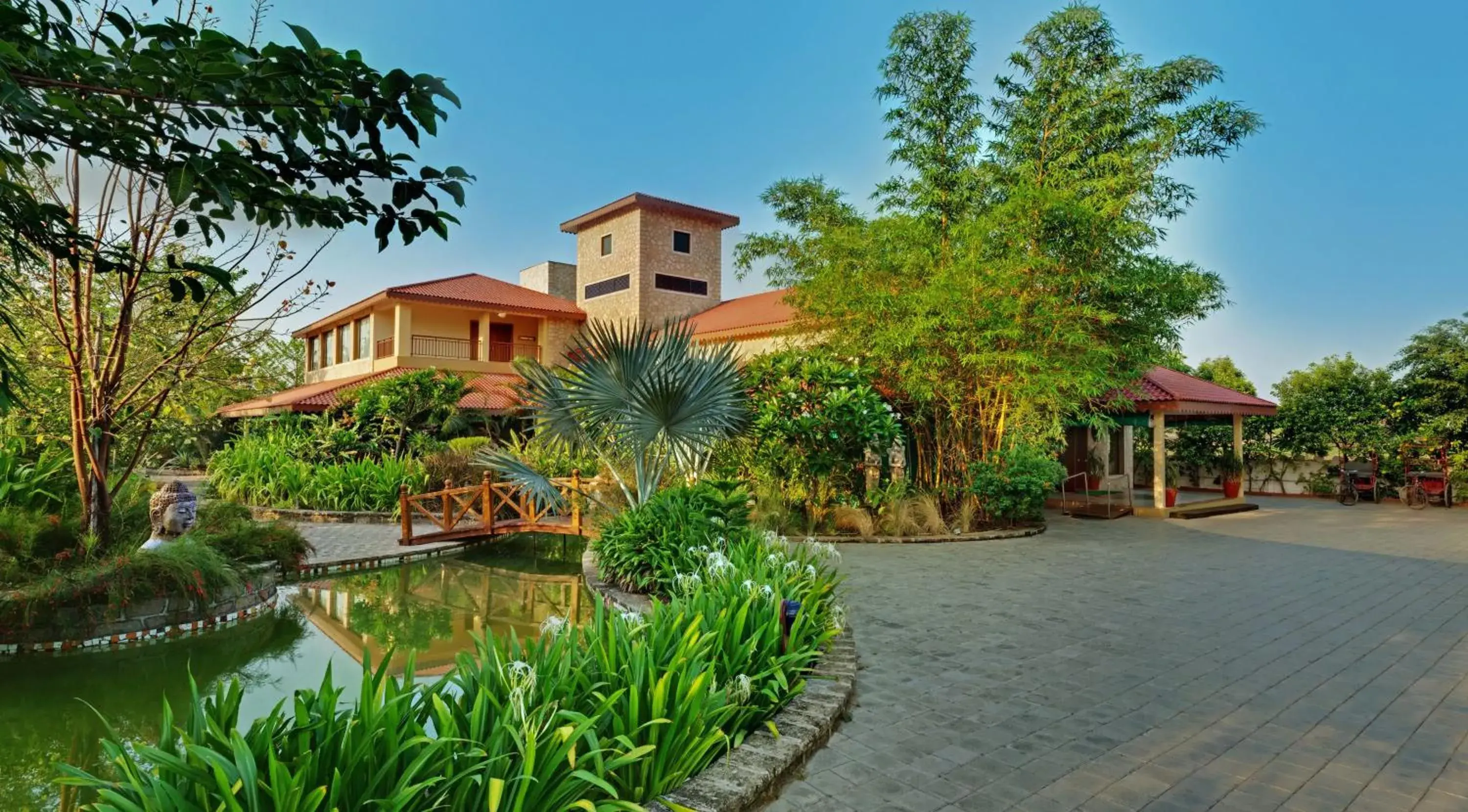 Property building in The Fern Gir Forest Resort, Sasan Gir - A Fern Crown Collection Resort Property building in The Fern Gir Forest Resort, Sasan Gir - A Fern Crown Collection Resort