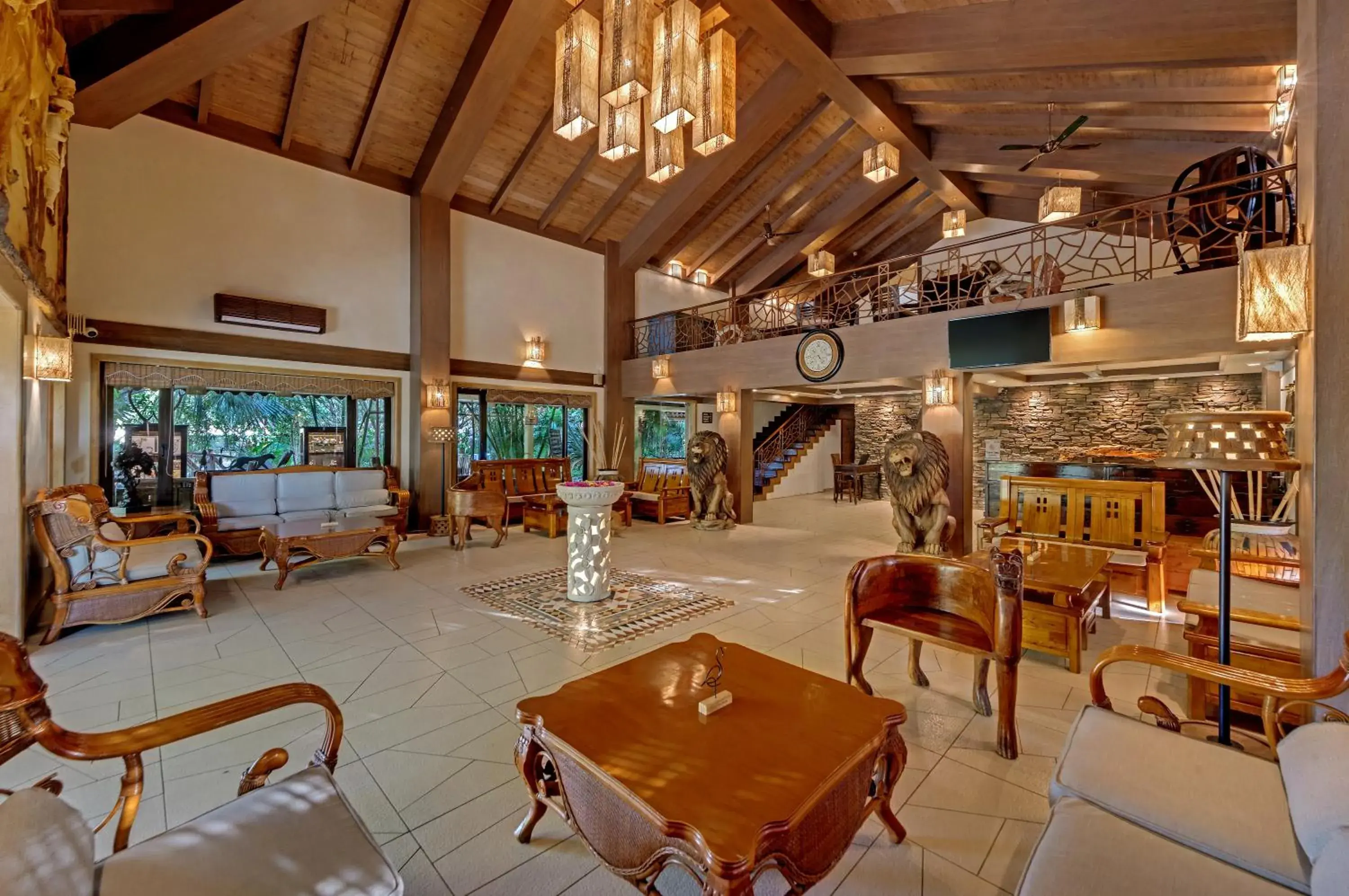 Lobby or reception in The Fern Gir Forest Resort, Sasan Gir - A Fern Crown Collection Resort Lobby or reception in The Fern Gir Forest Resort, Sasan Gir - A Fern Crown Collection Resort
