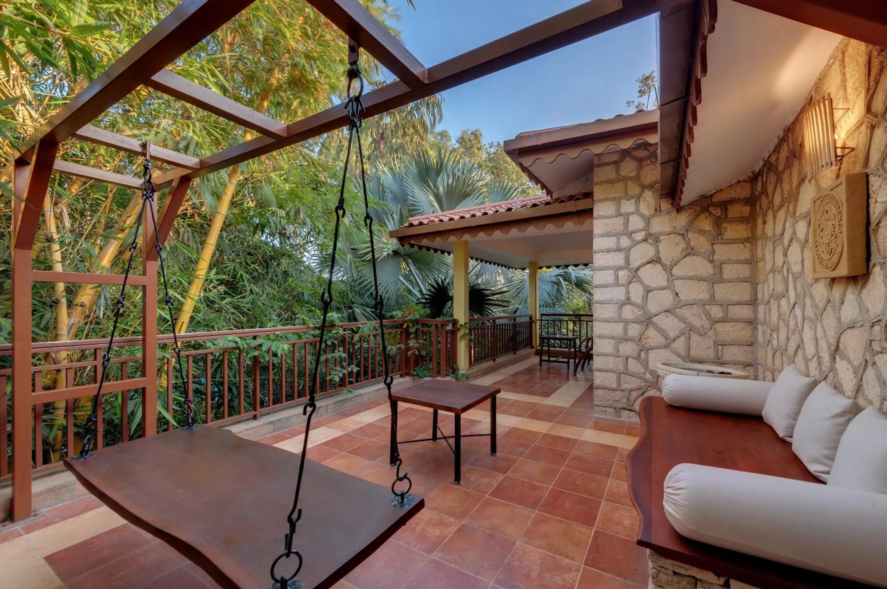 Balcony/Terrace in The Fern Gir Forest Resort, Sasan Gir - A Fern Crown Collection Resort