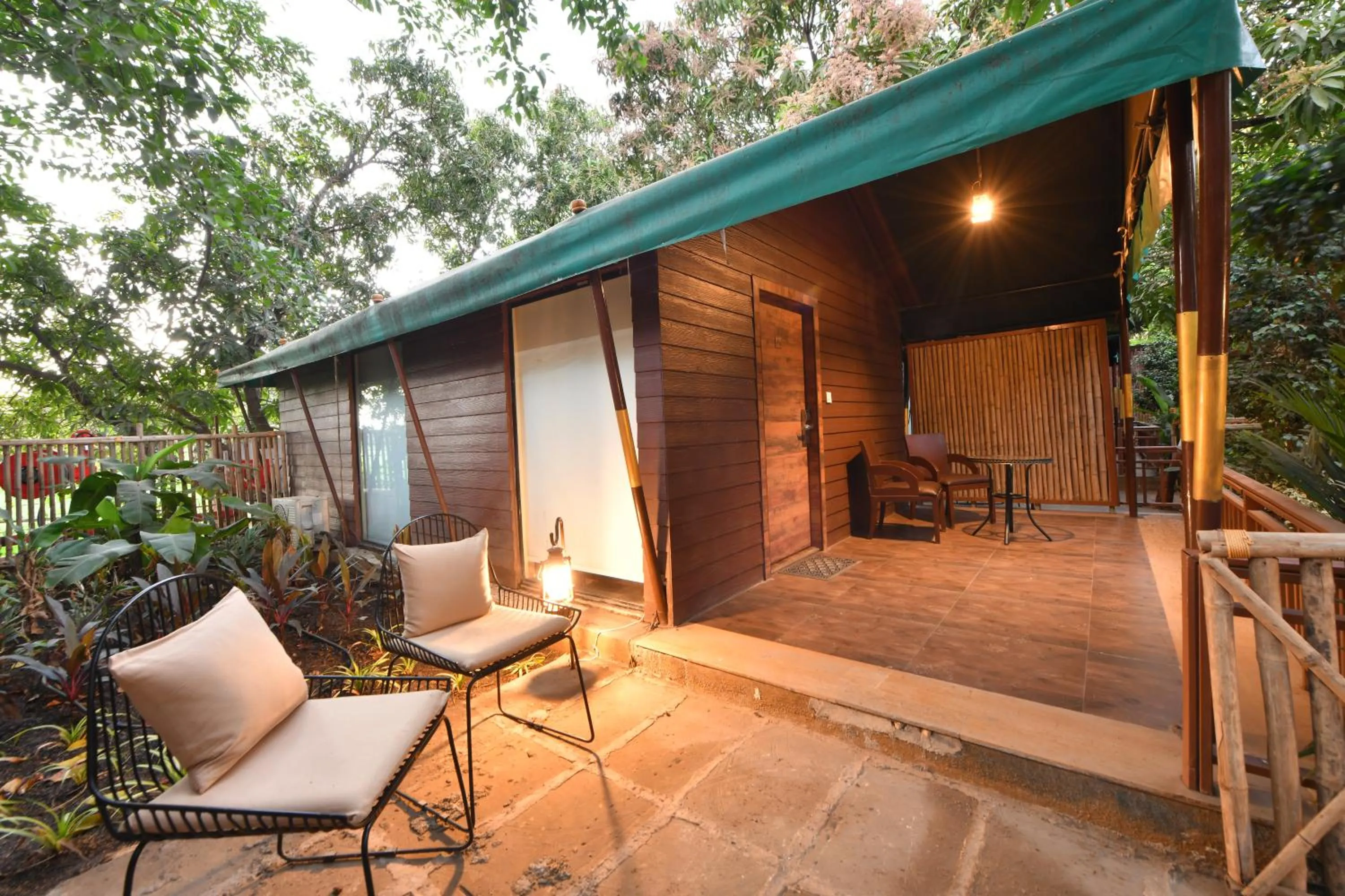 Seating area in The Fern Gir Forest Resort, Sasan Gir - A Fern Crown Collection Resort