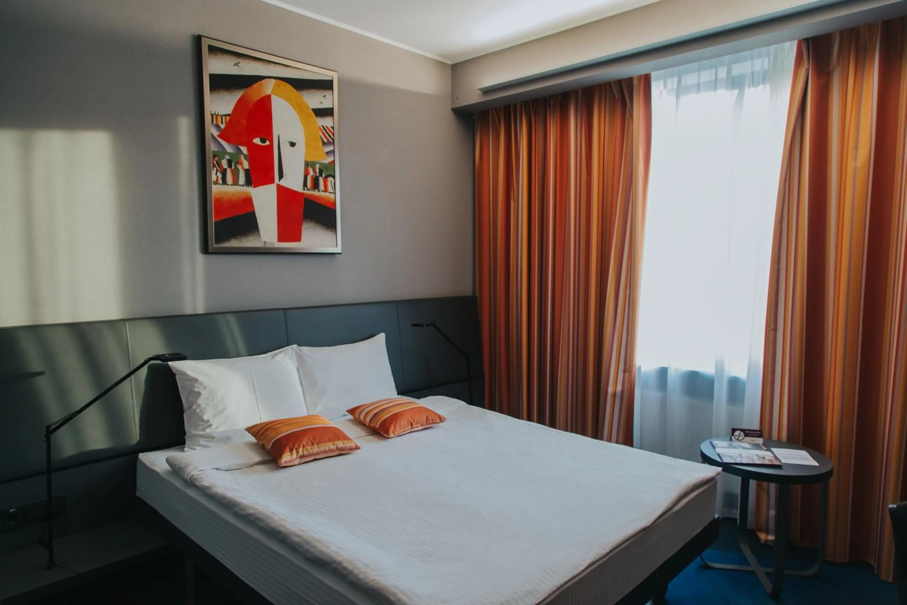 Bed in Mercure Kyiv Congress