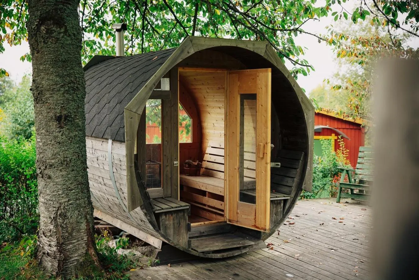Sauna in Lugnåsberget Ekohotell