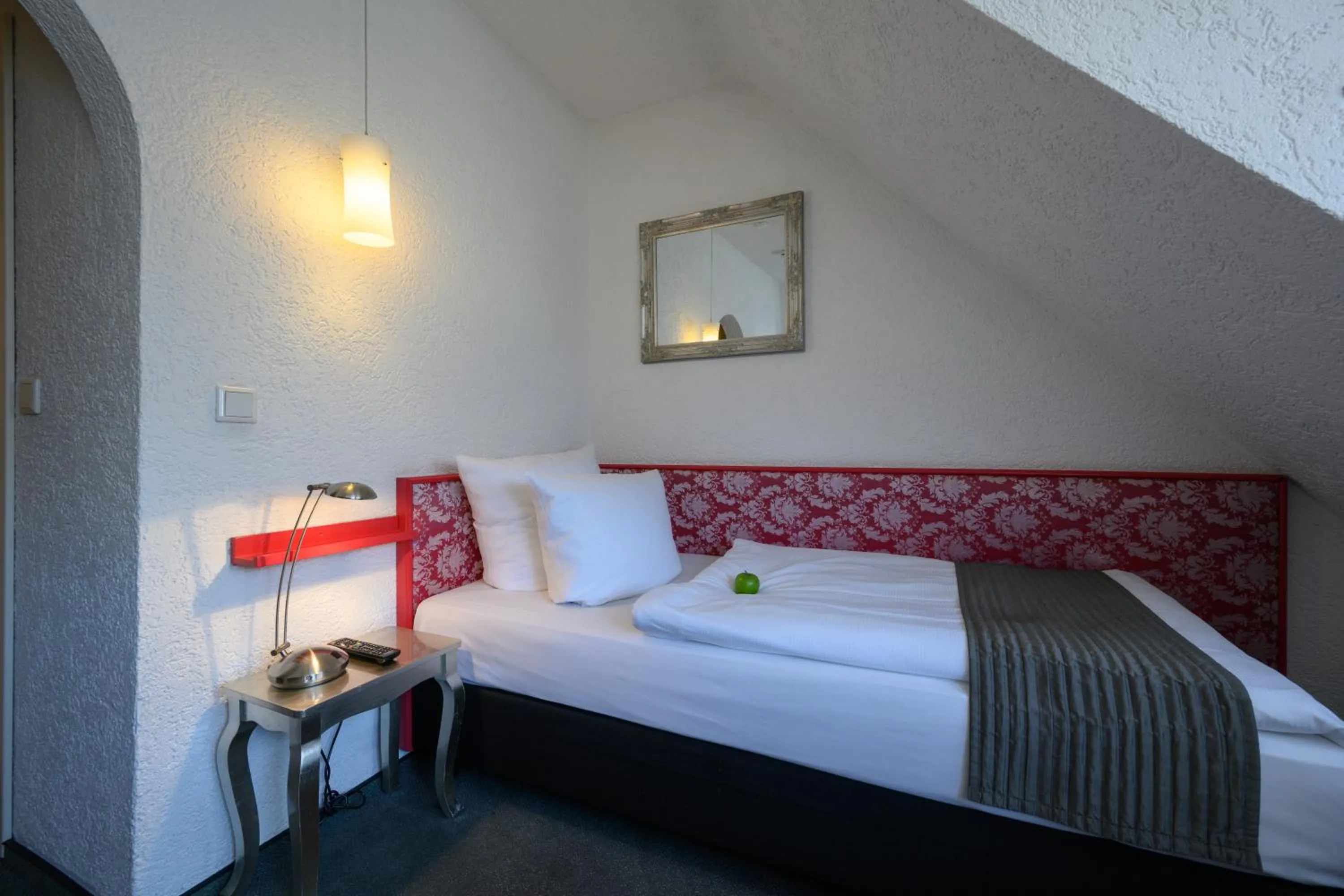 Bed in Hotel Heymann