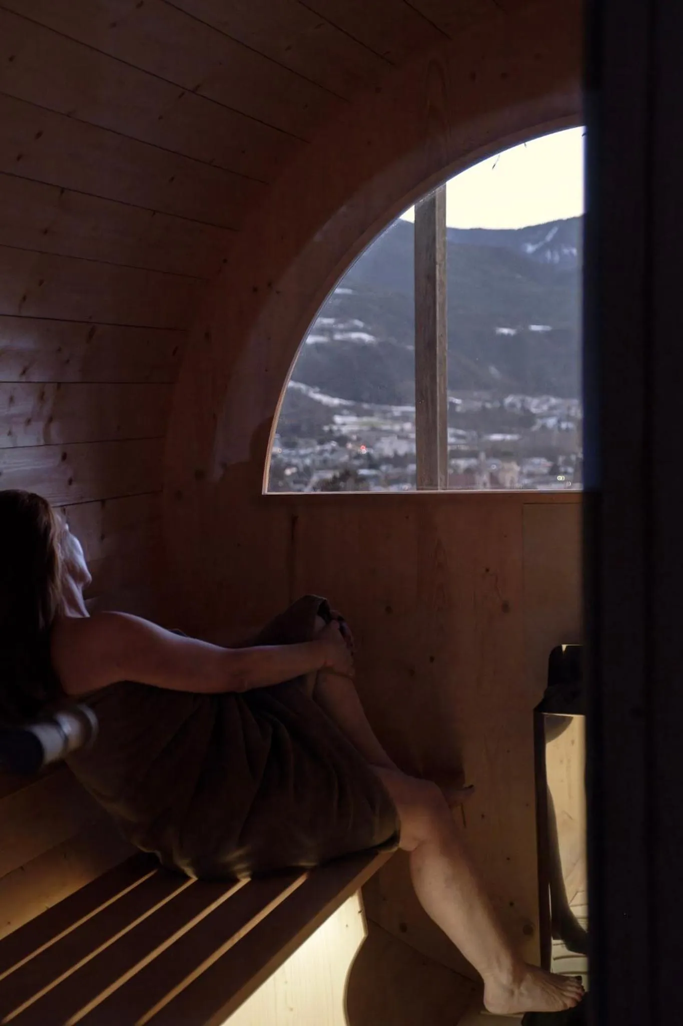 Sauna in Haller Suites & Restaurant