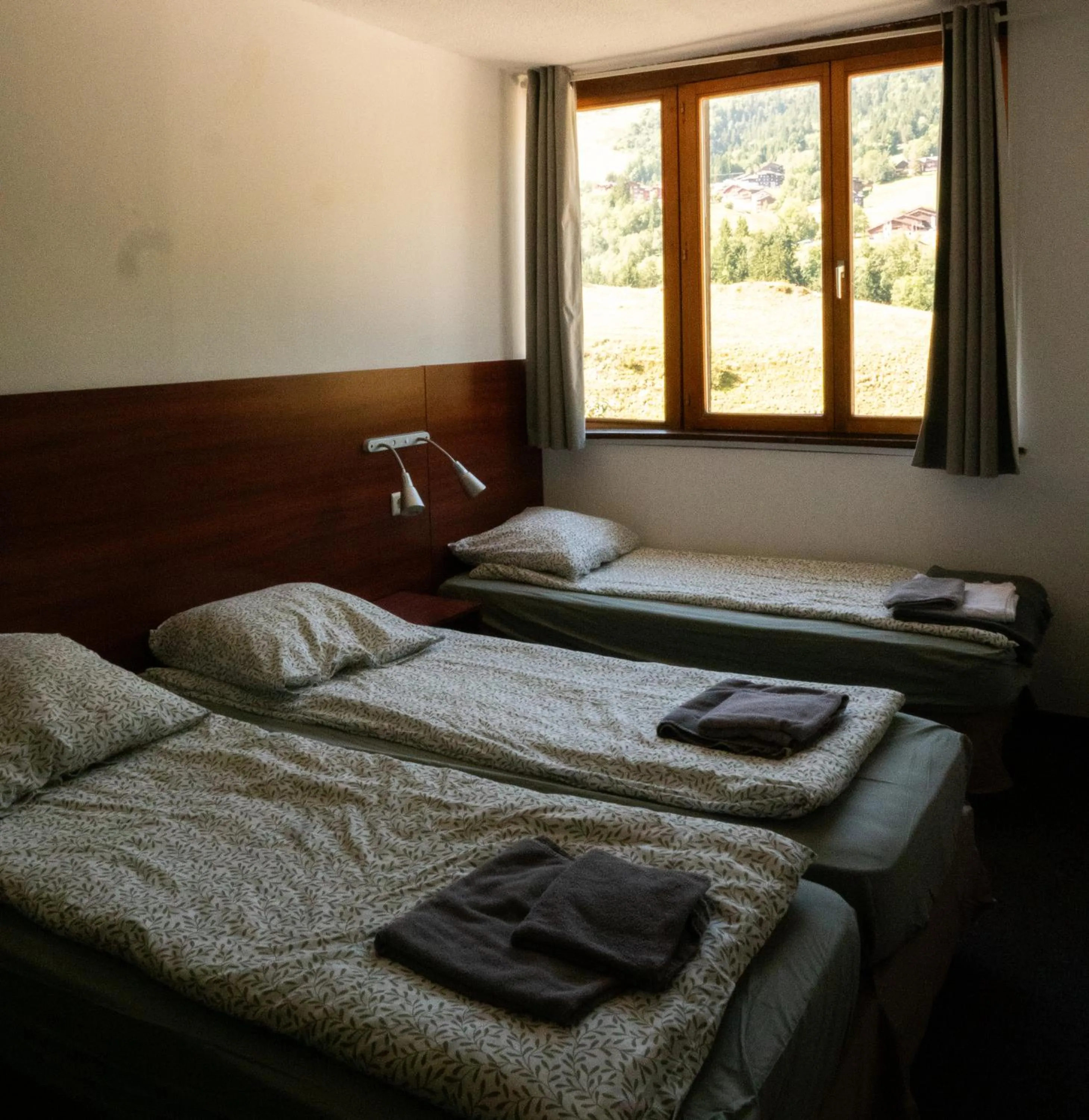 Bed in Hotel Chalet du Crey