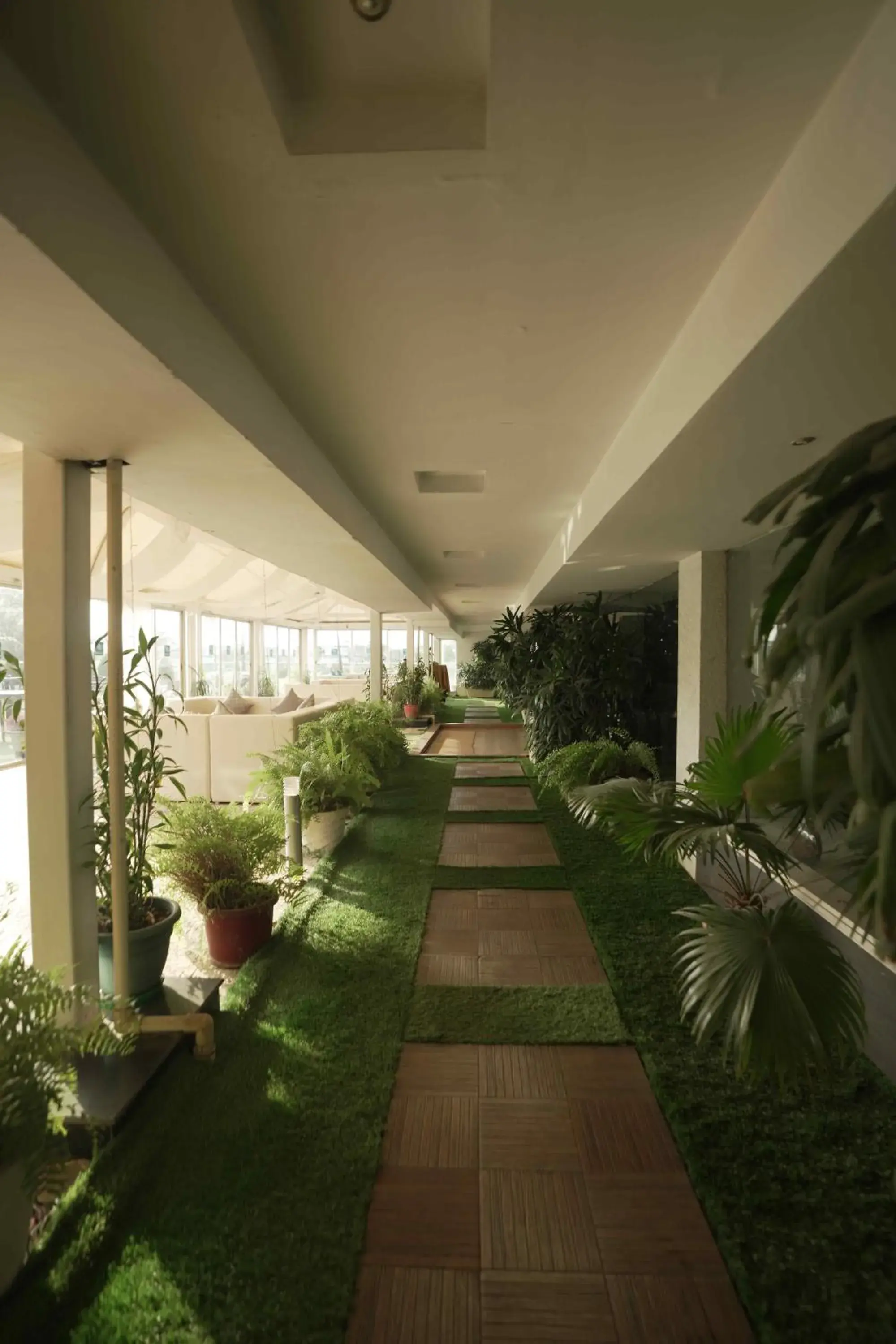 Garden view in Hotel Pal Heights Garden view in Hotel Pal Heights