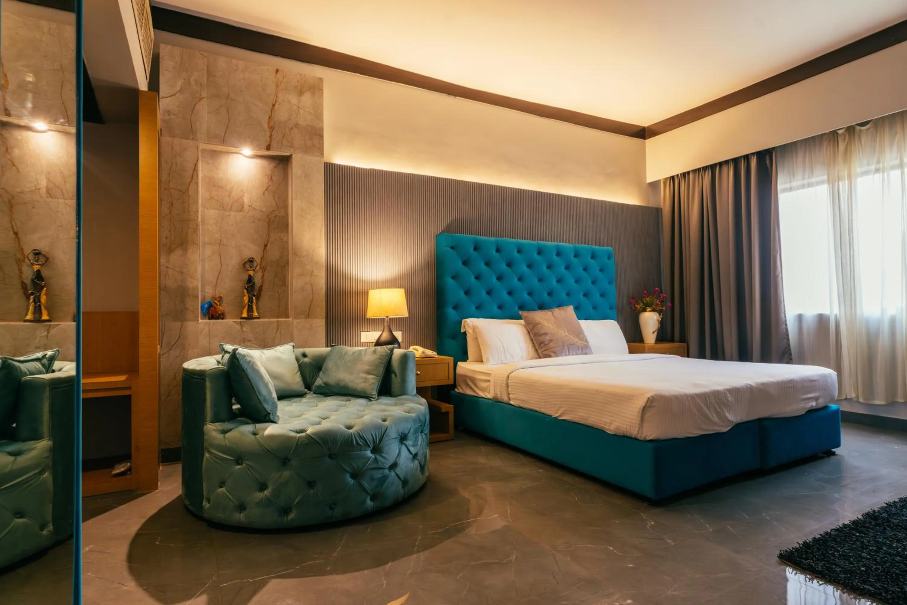 Bed in Hotel Pal Heights