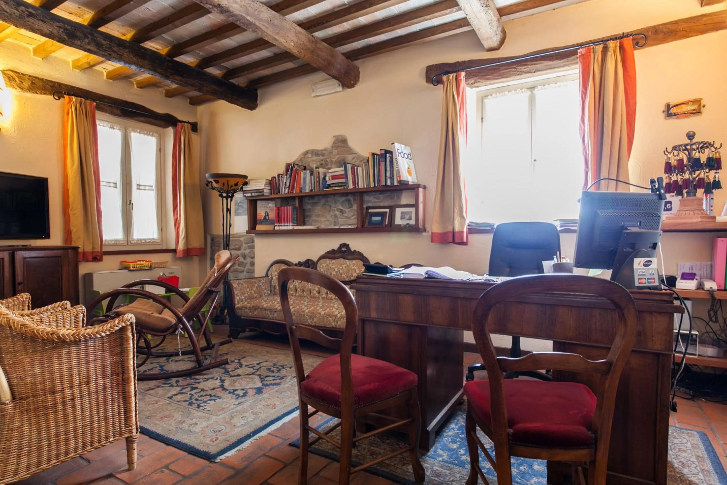 Lobby or reception in Locanda Antiche Macine