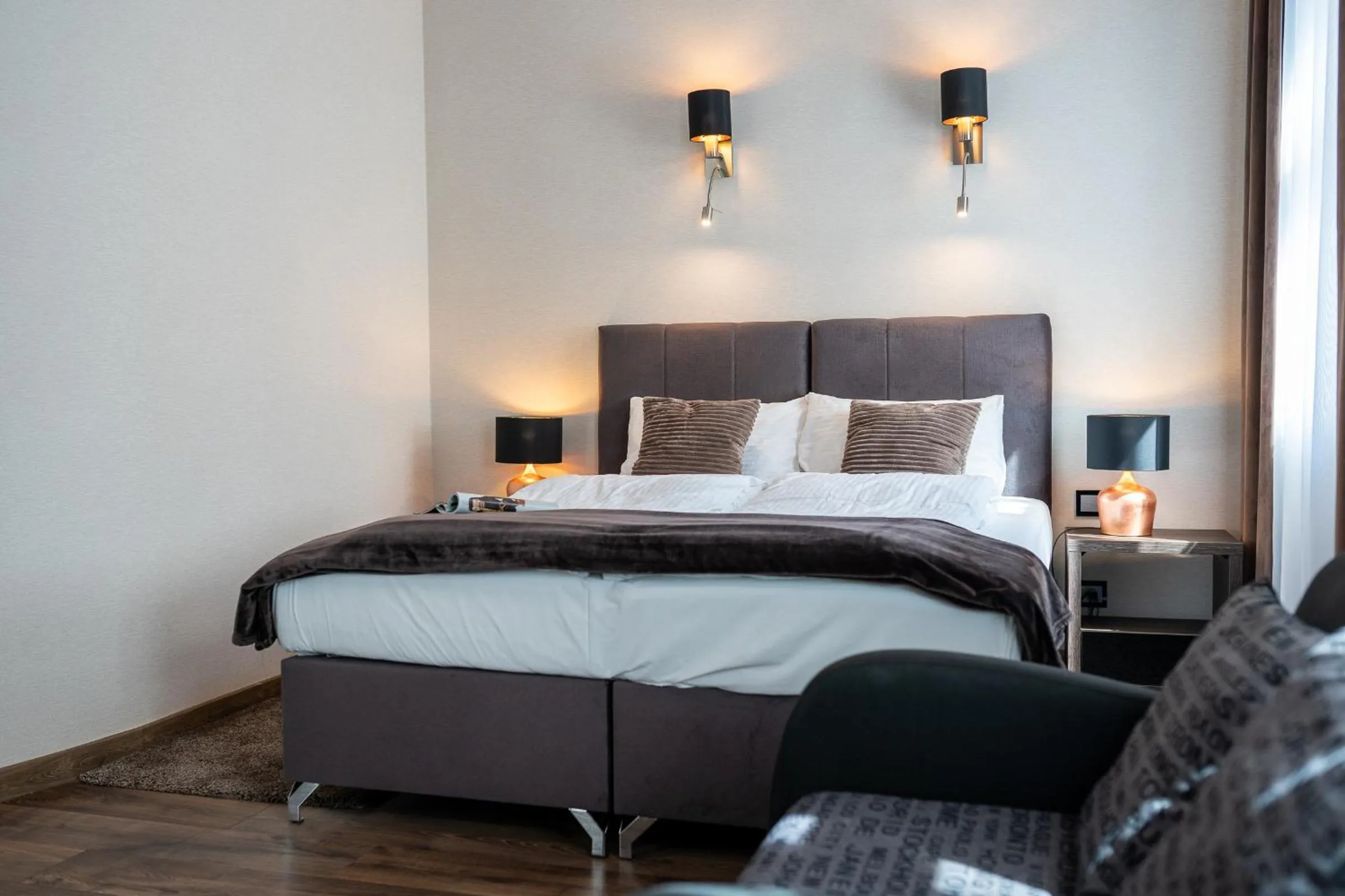 Bed in Aparthotel New Lux