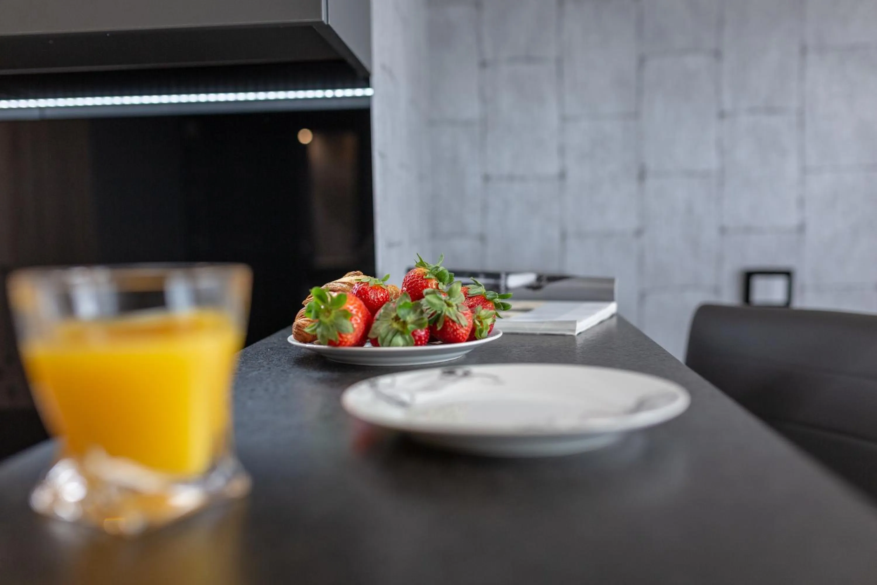 Kitchen or kitchenette in Aparthotel New Lux