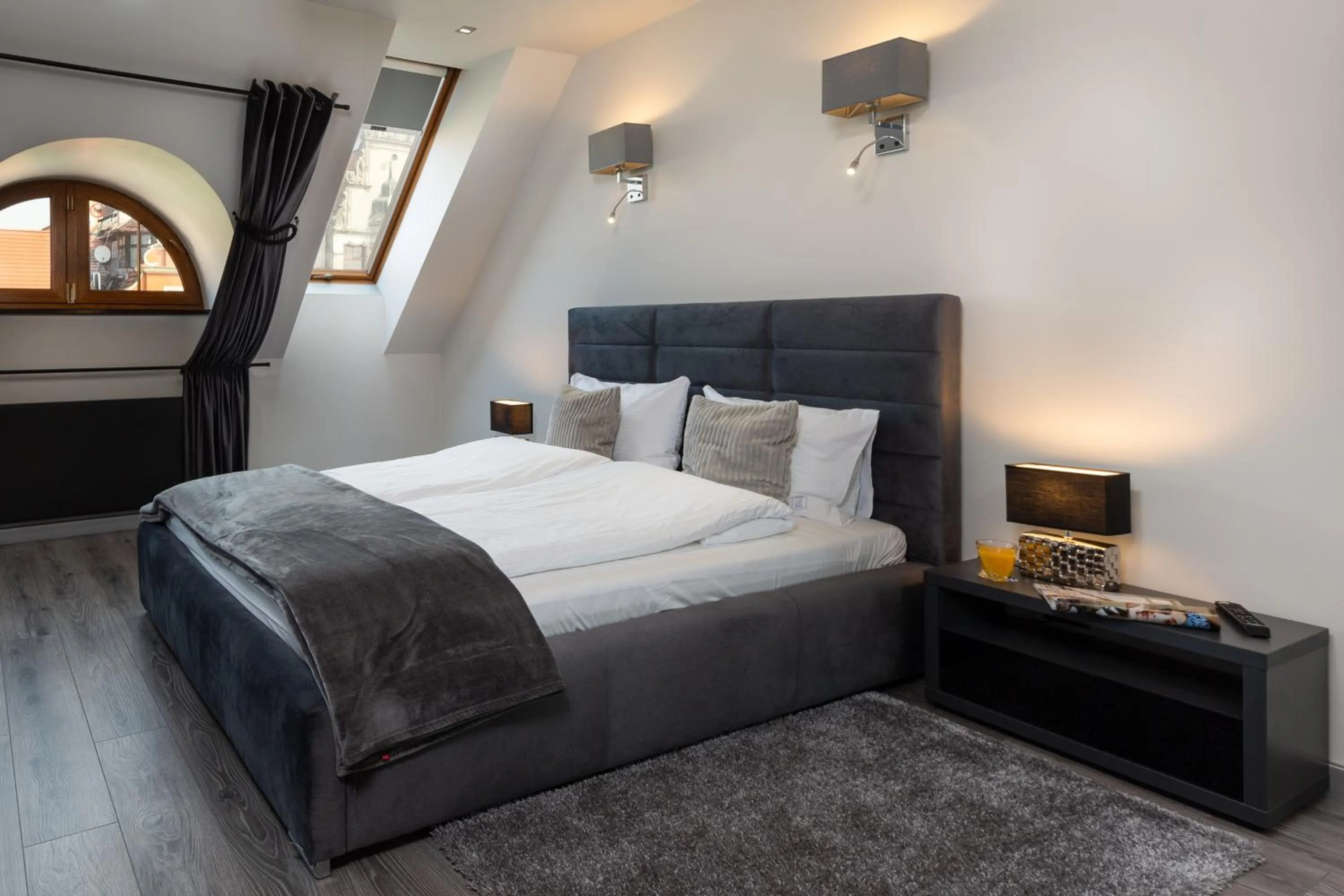 Bed in Aparthotel New Lux