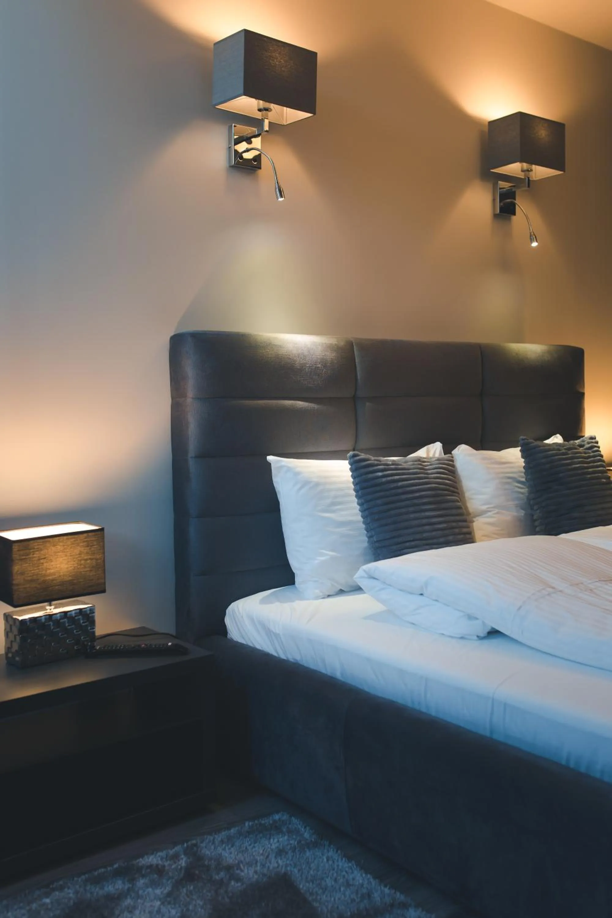 Bed in Aparthotel New Lux