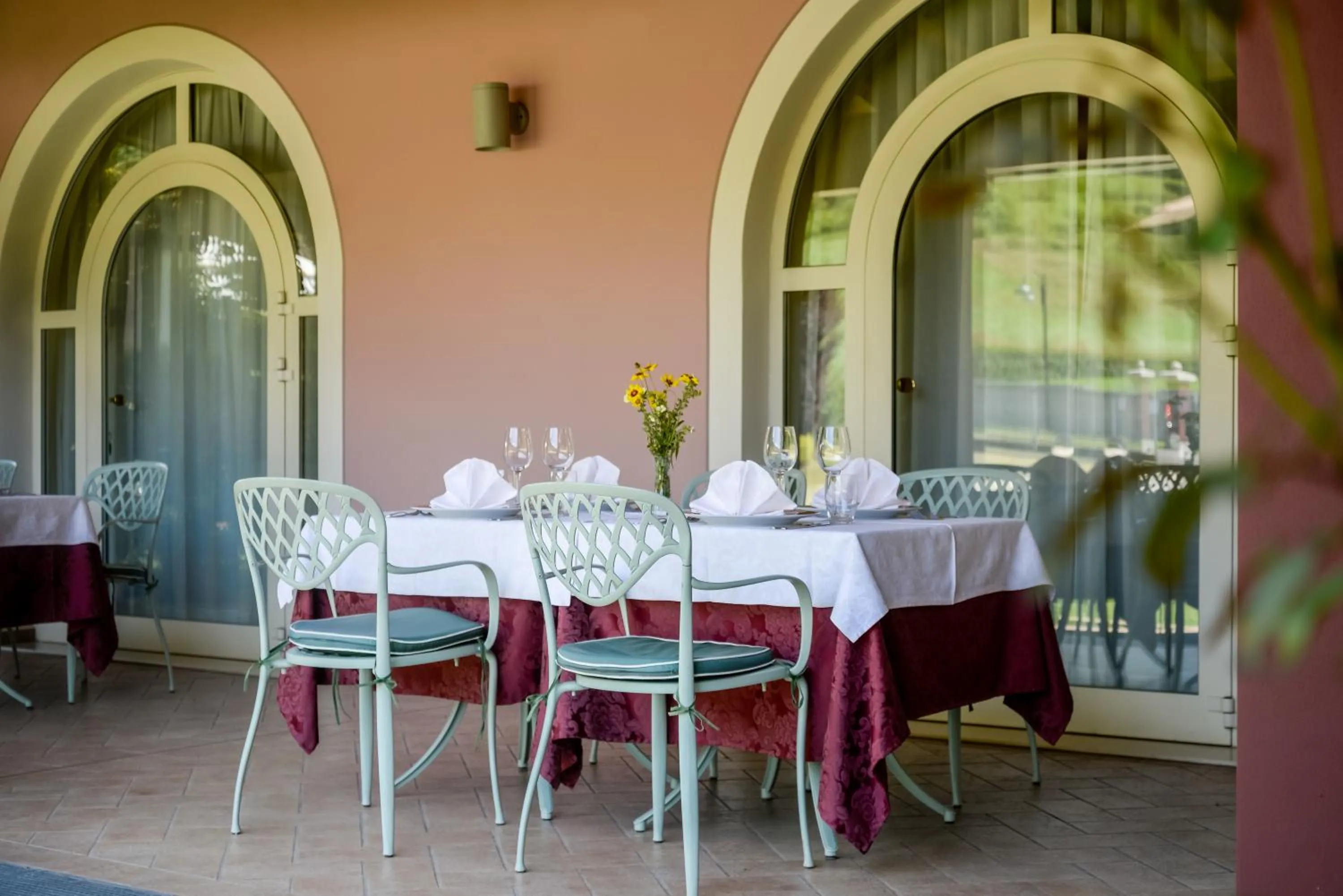 Patio in Hotel Al Poggio Verde